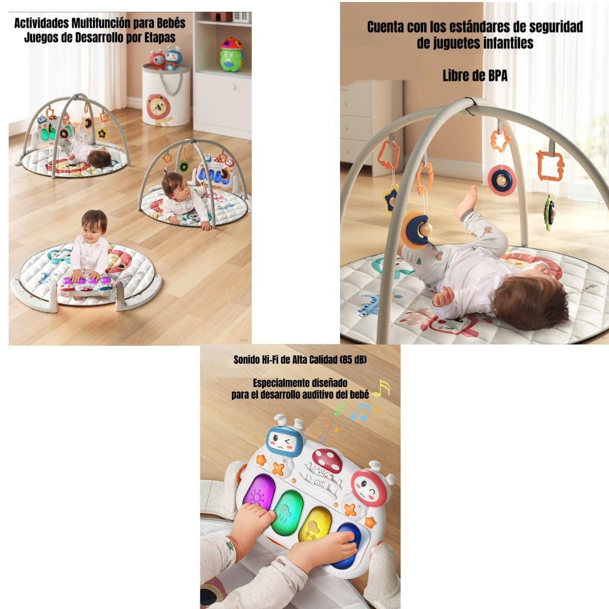 Gimnasio Bluetooth Musical Piano Con Control TM220 LuBabycas-2