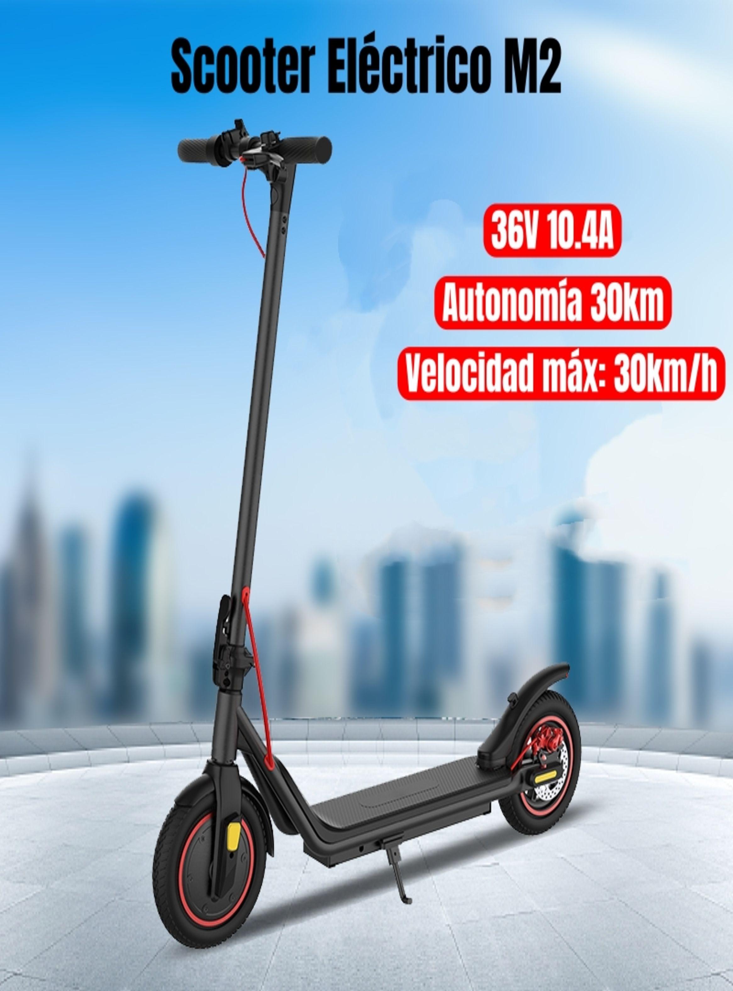 Scooter Adulto Eléctrico 30KM 36V 350W M2 Negro-2