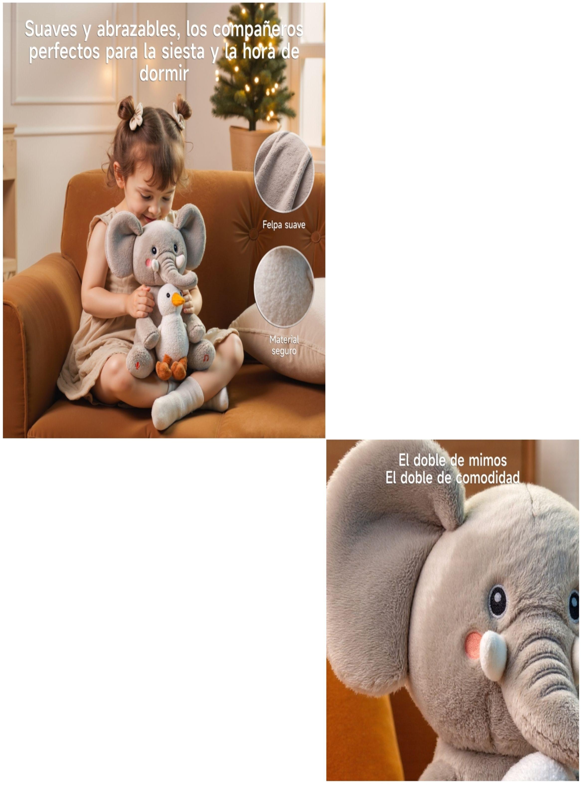 Peluche Elefante Interactivo Graba Canta y se Balancea TM389-7