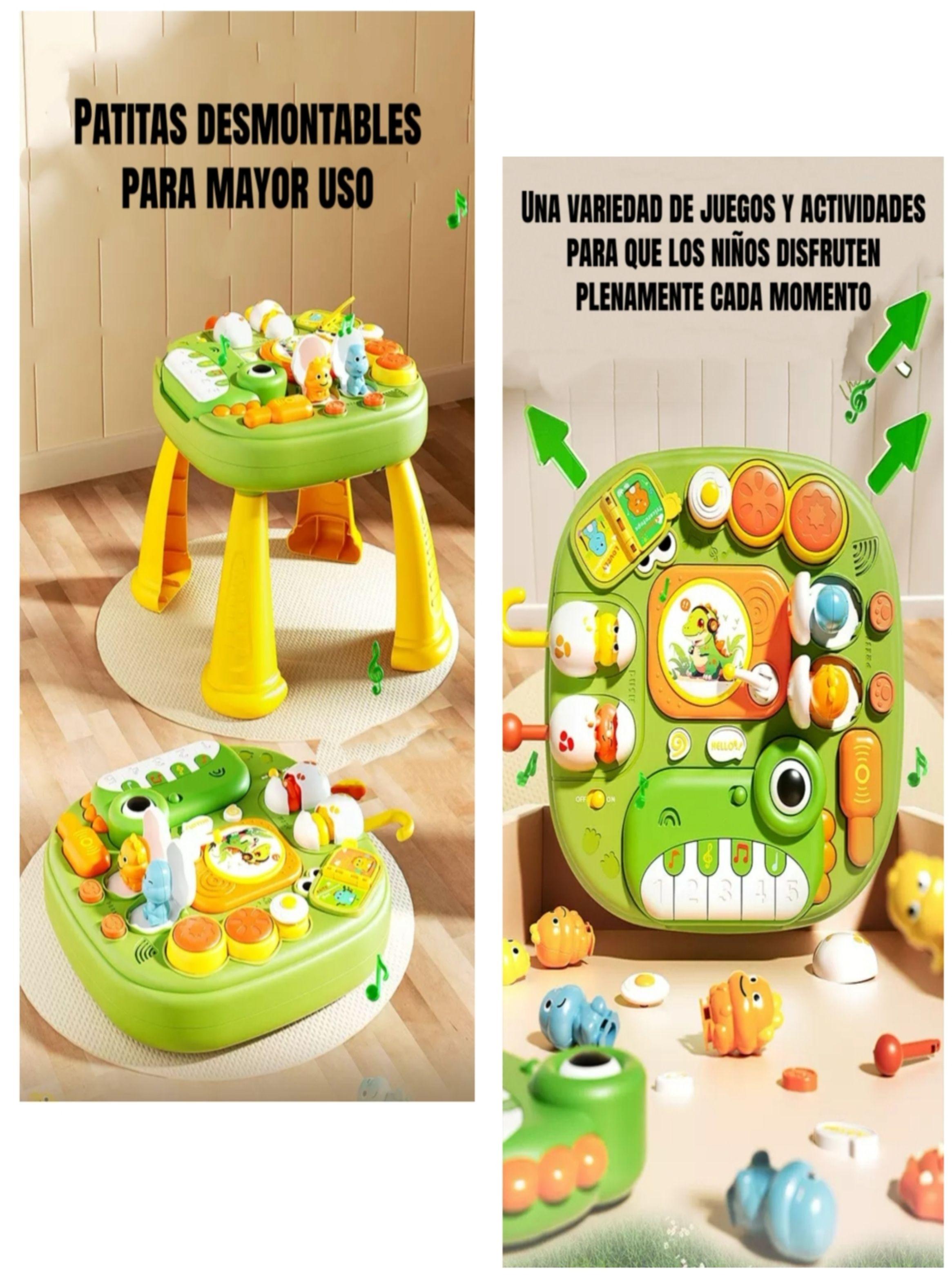 Juguete Mesa De Actividades Musical Con Luces Volt LuBabycas-4