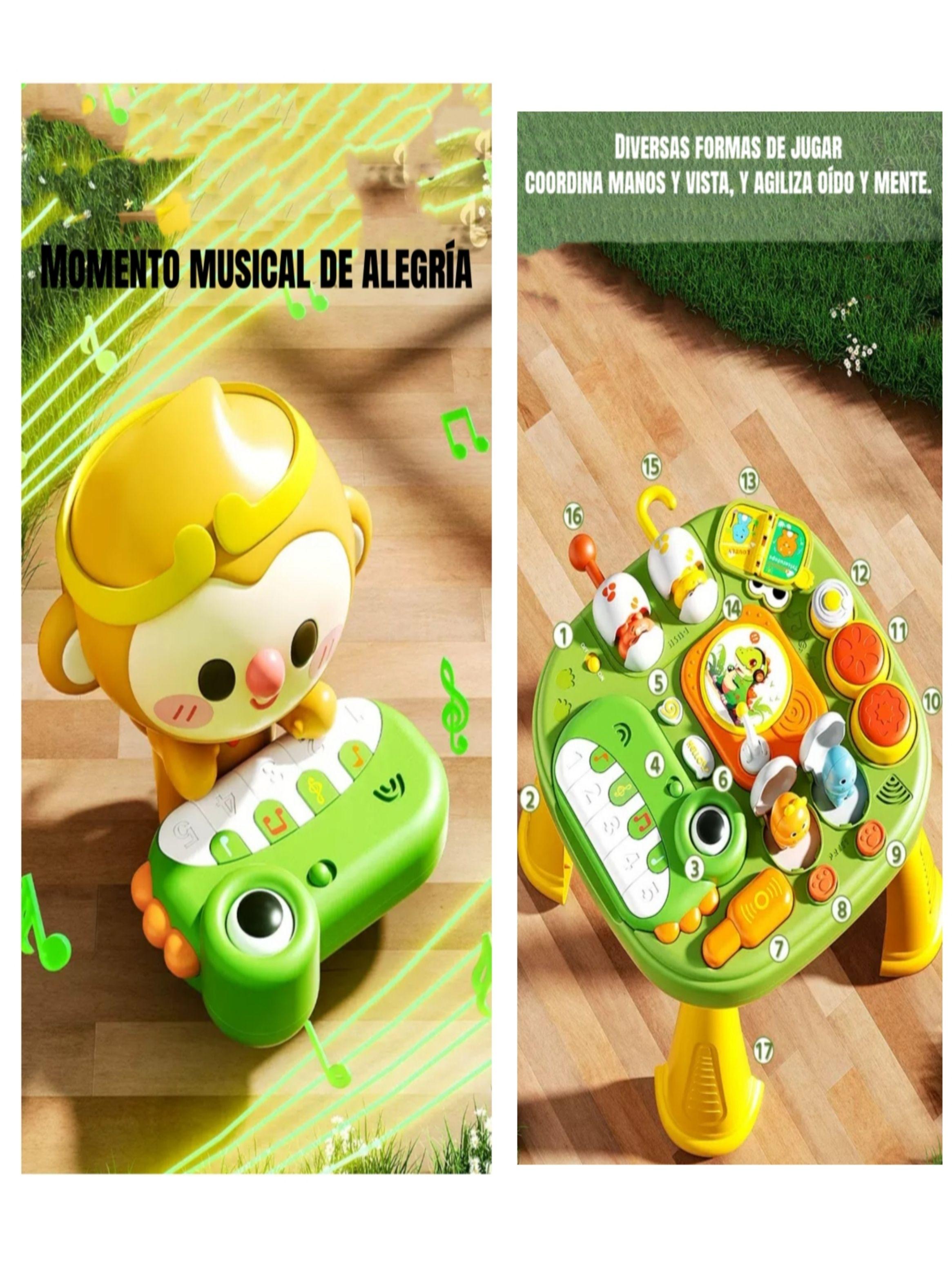 Juguete Mesa De Actividades Musical Con Luces Volt LuBabycas-5