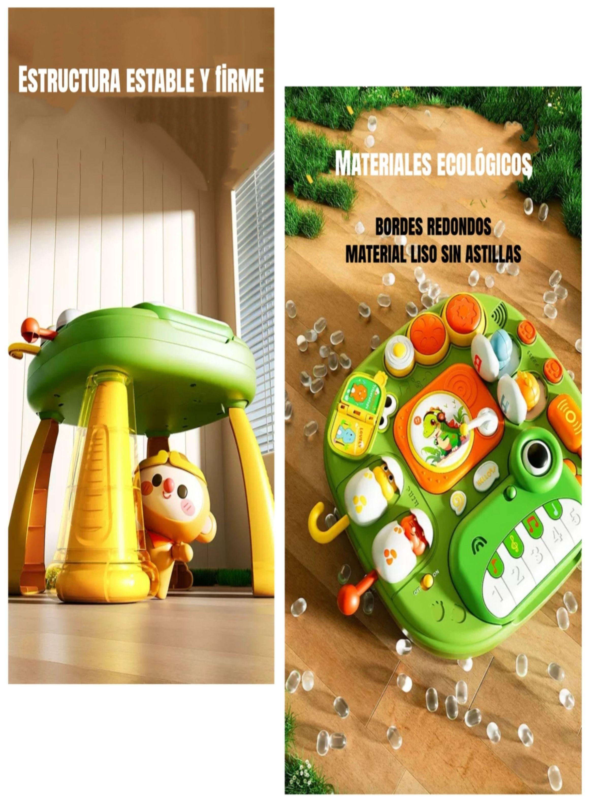 Juguete Mesa De Actividades Musical Con Luces Volt LuBabycas-7