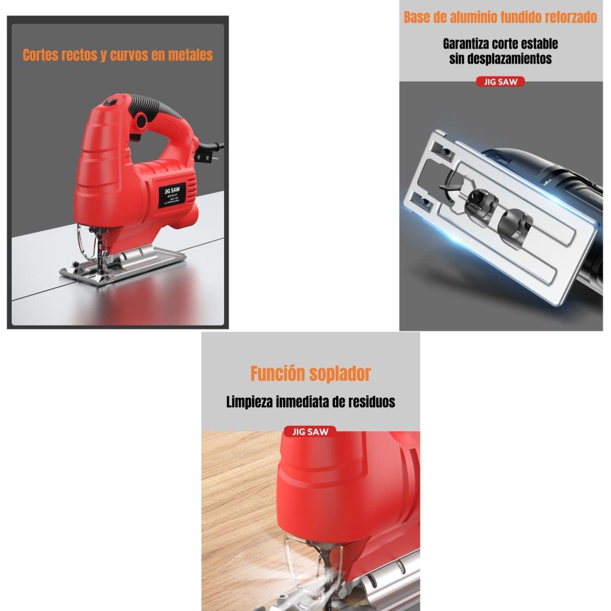 Sierra Caladora 710w 3000rpm 10 Hojas Sierra G03-3
