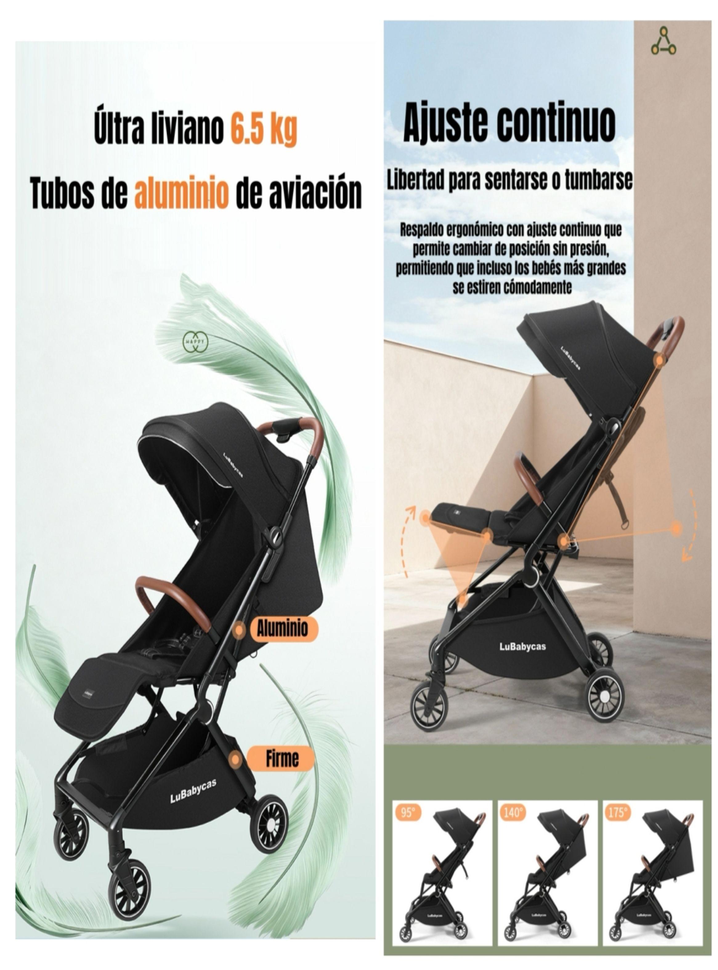 Coche De Paseo Tipo Maleta Aluminio 0-3 Años Jeta LuBabycas-4