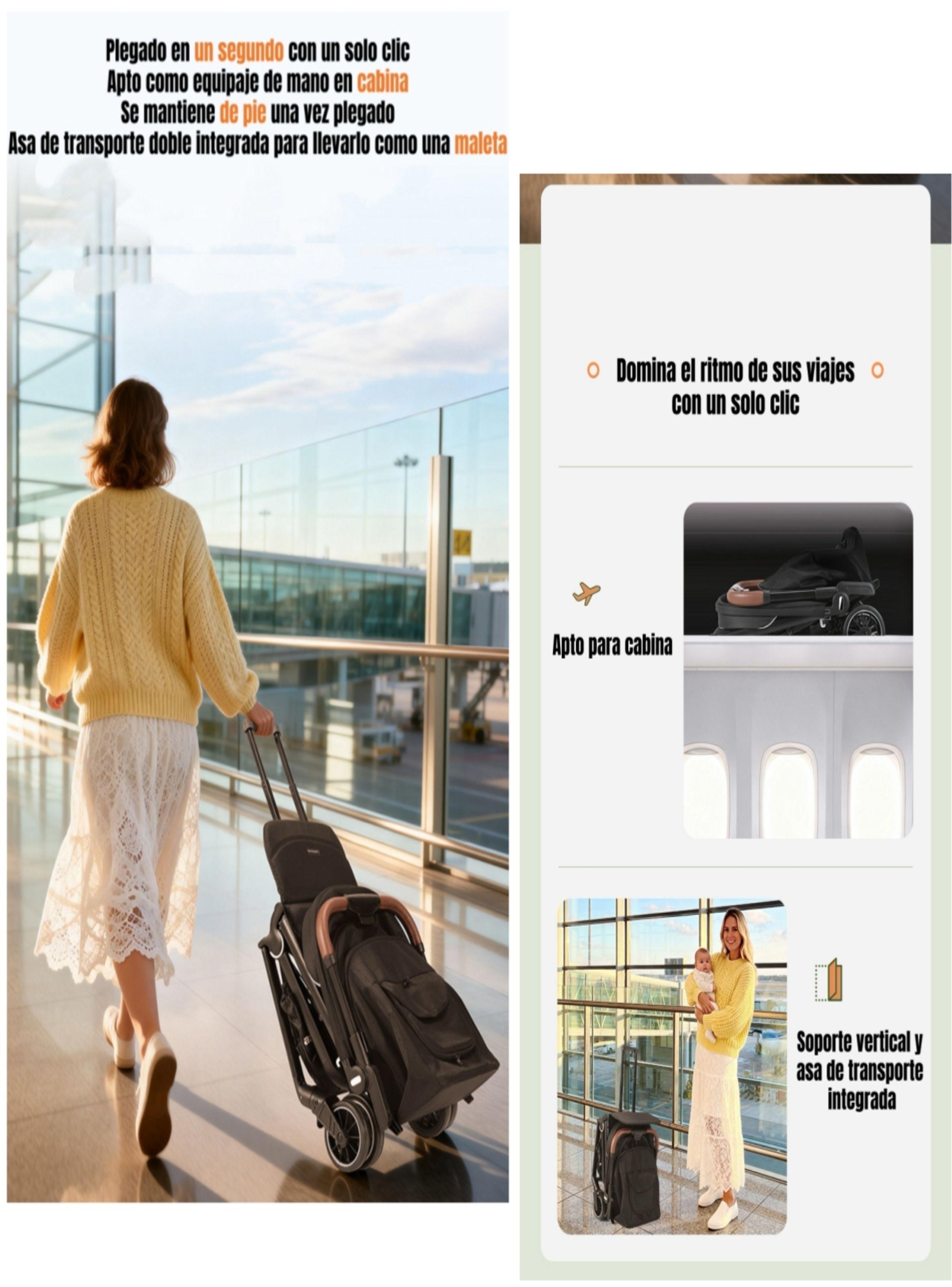 Coche De Paseo Tipo Maleta Aluminio 0-3 Años Jeta LuBabycas-5