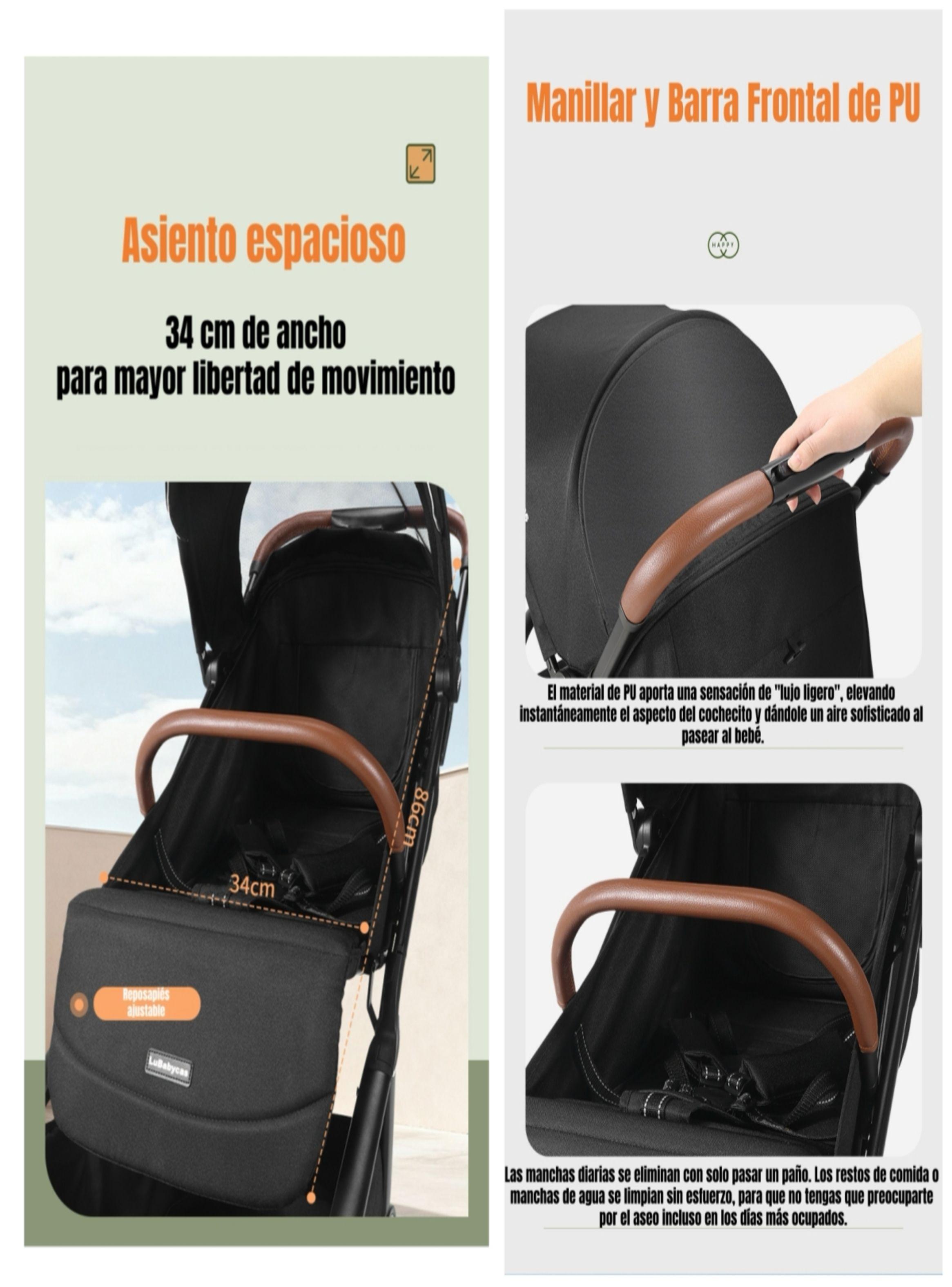 Coche De Paseo Tipo Maleta Aluminio 0-3 Años Jeta LuBabycas-6