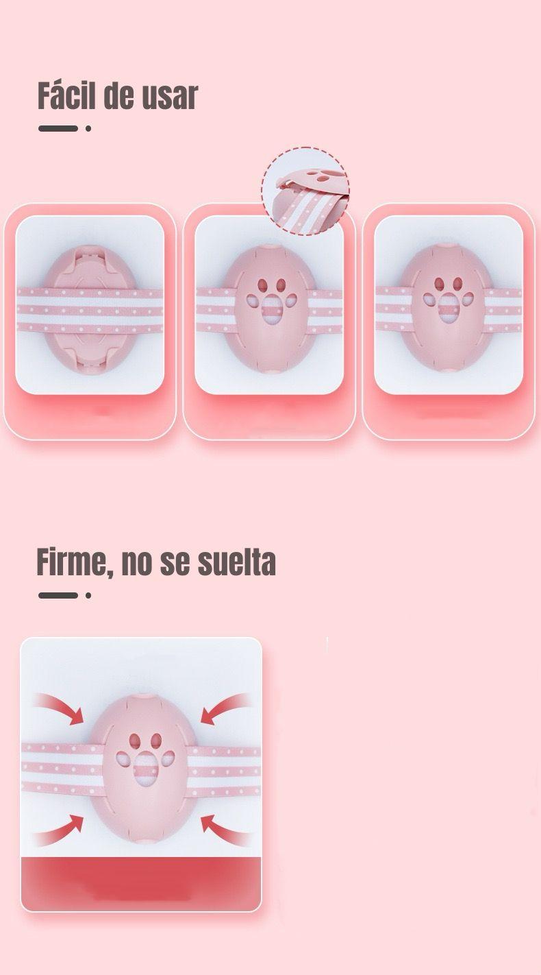 Orejeras Antiruido Auriculares Protectores Bebés Rosado-4