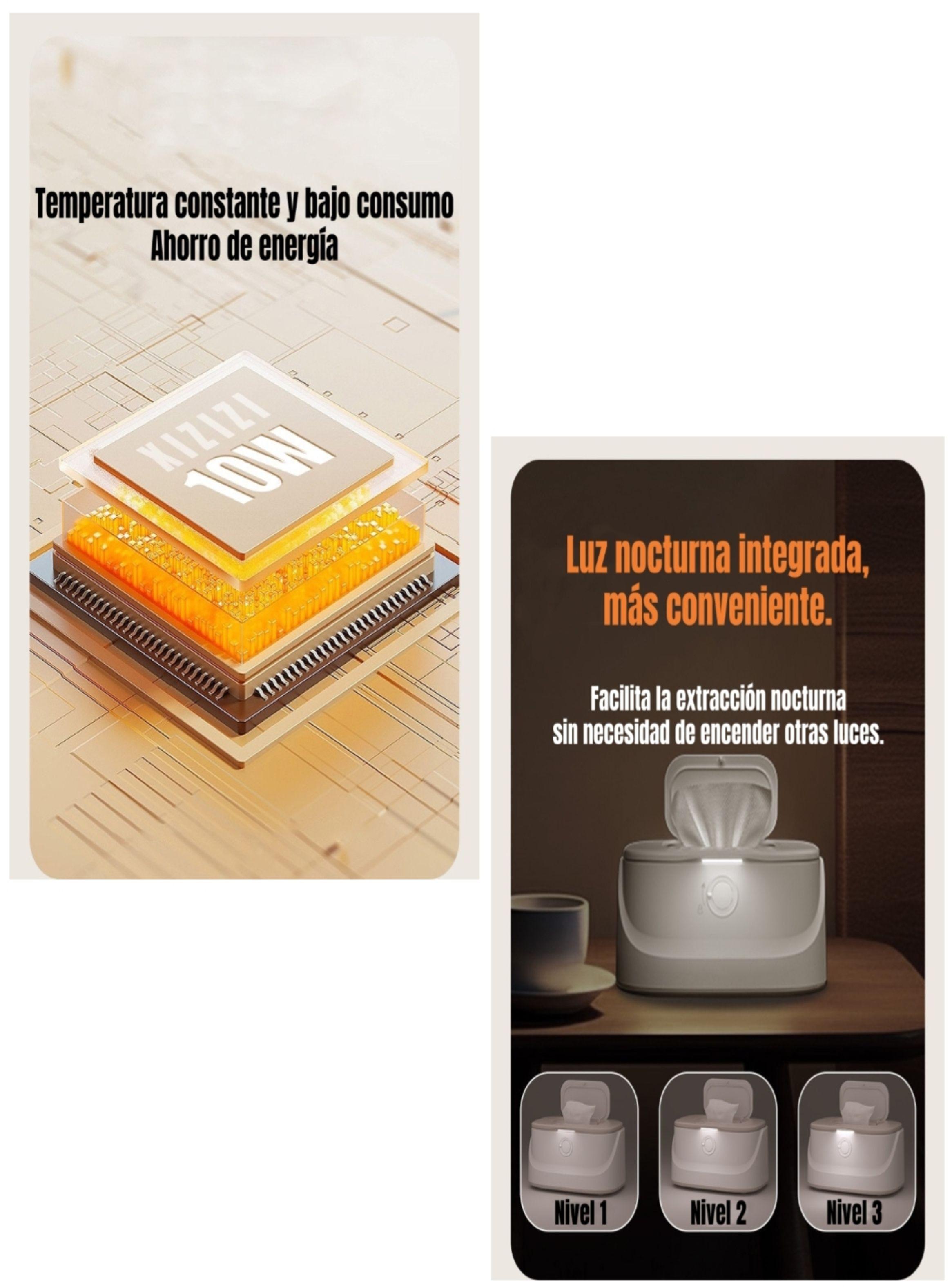 Calentador De Toallitas Húmedas Con Luz Apex By LuBabycas-6