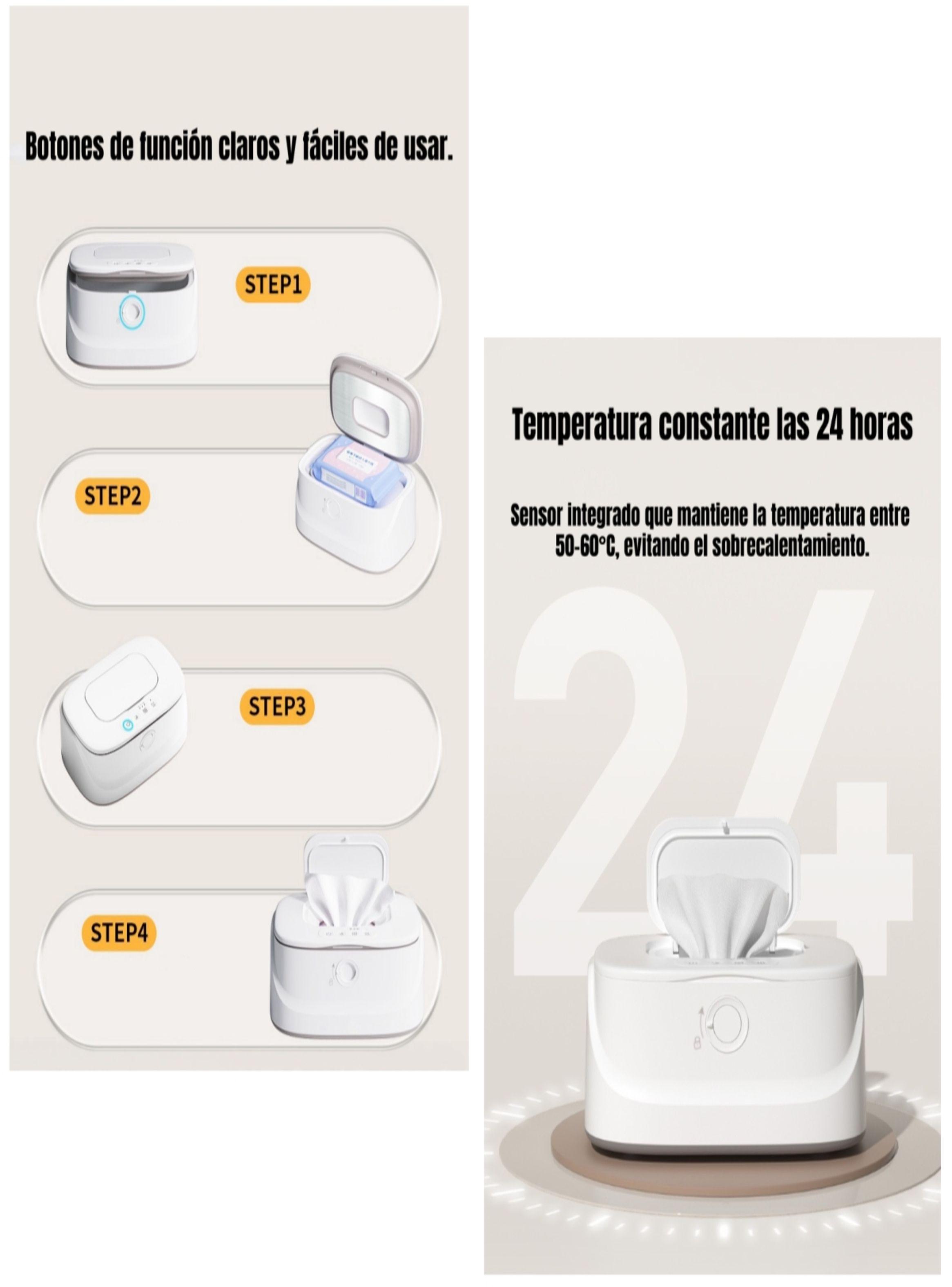 Calentador De Toallitas Húmedas Con Luz Apex By LuBabycas-7