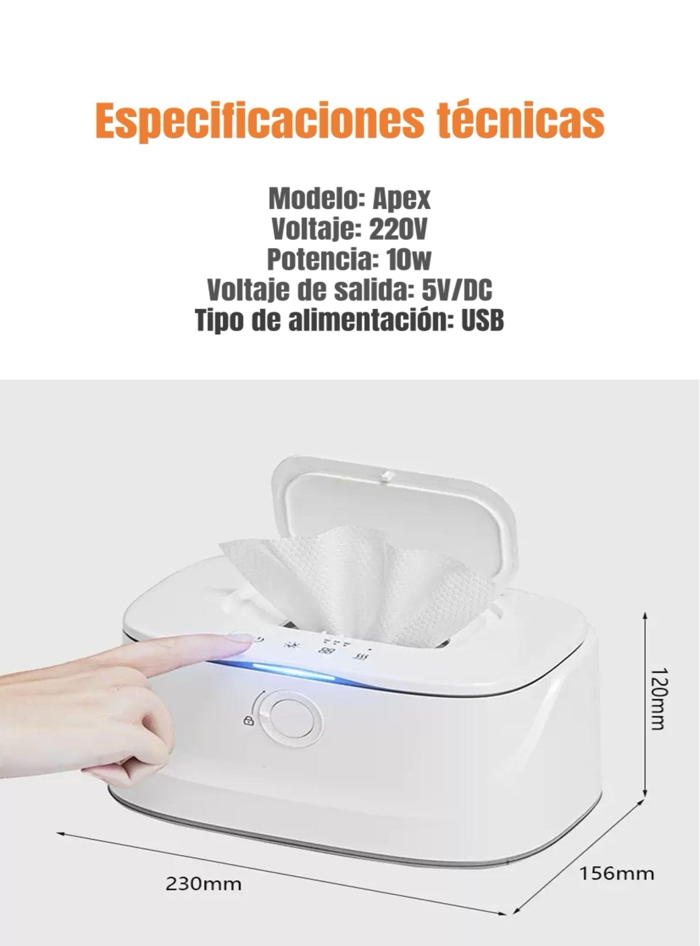 Calentador De Toallitas Húmedas Con Luz Apex By LuBabycas-8