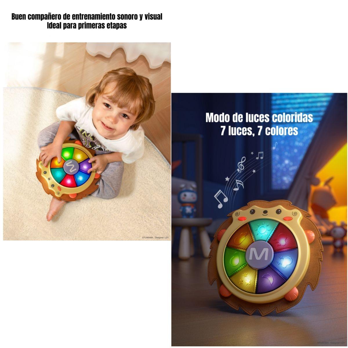 Juguete Sensorial Musical Con Luces 0-6 Años TM139 LuBabycas-4