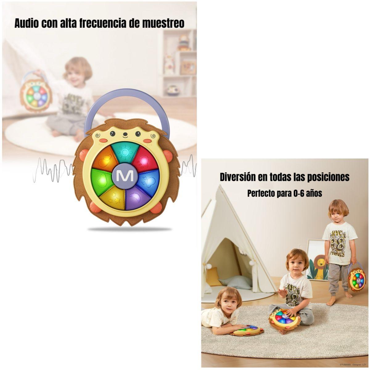Juguete Sensorial Musical Con Luces 0-6 Años TM139 LuBabycas-5