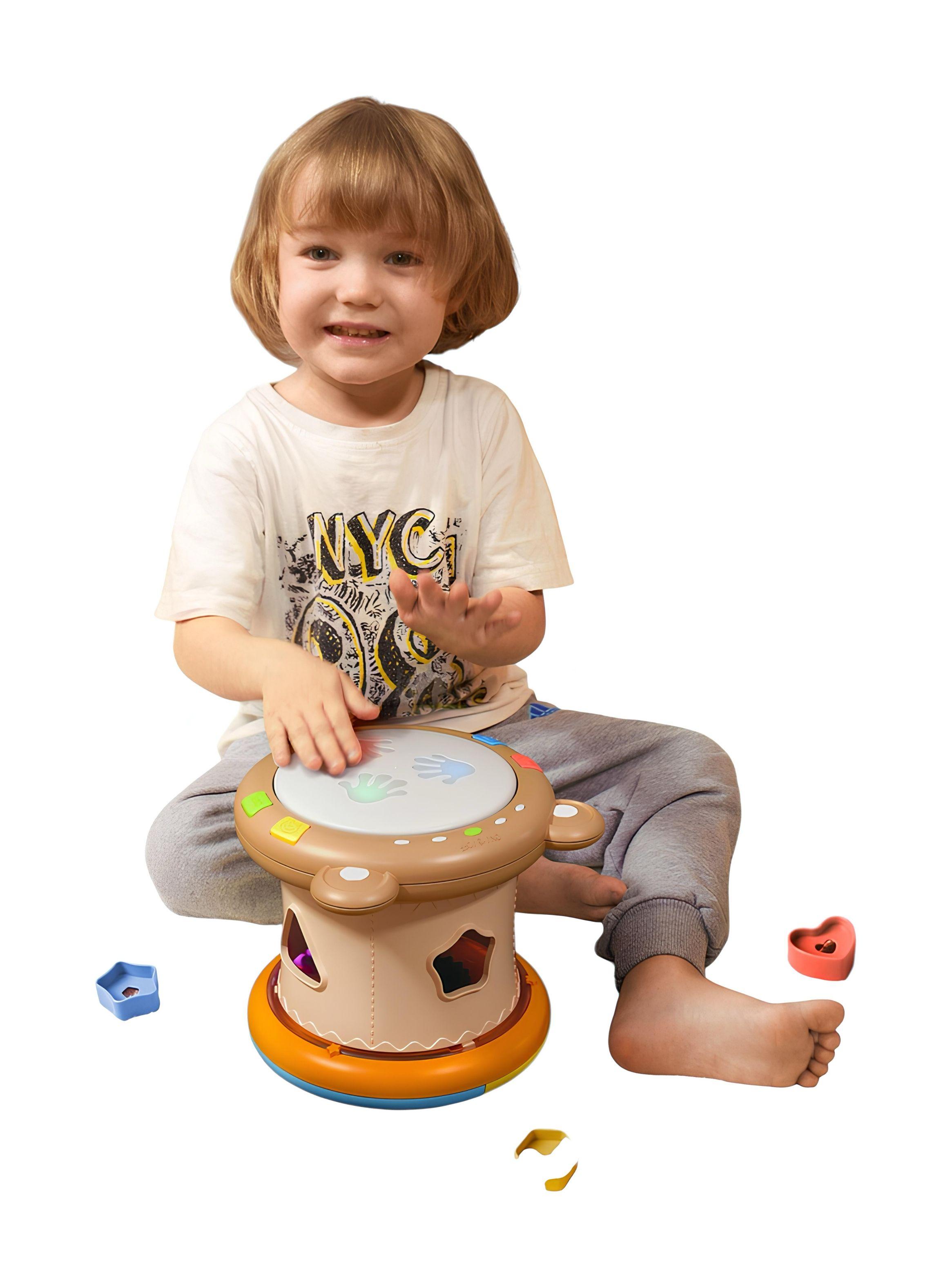 Tambor Musical Niños Multifuncional 6 Modos TM138D LuBabycas-0