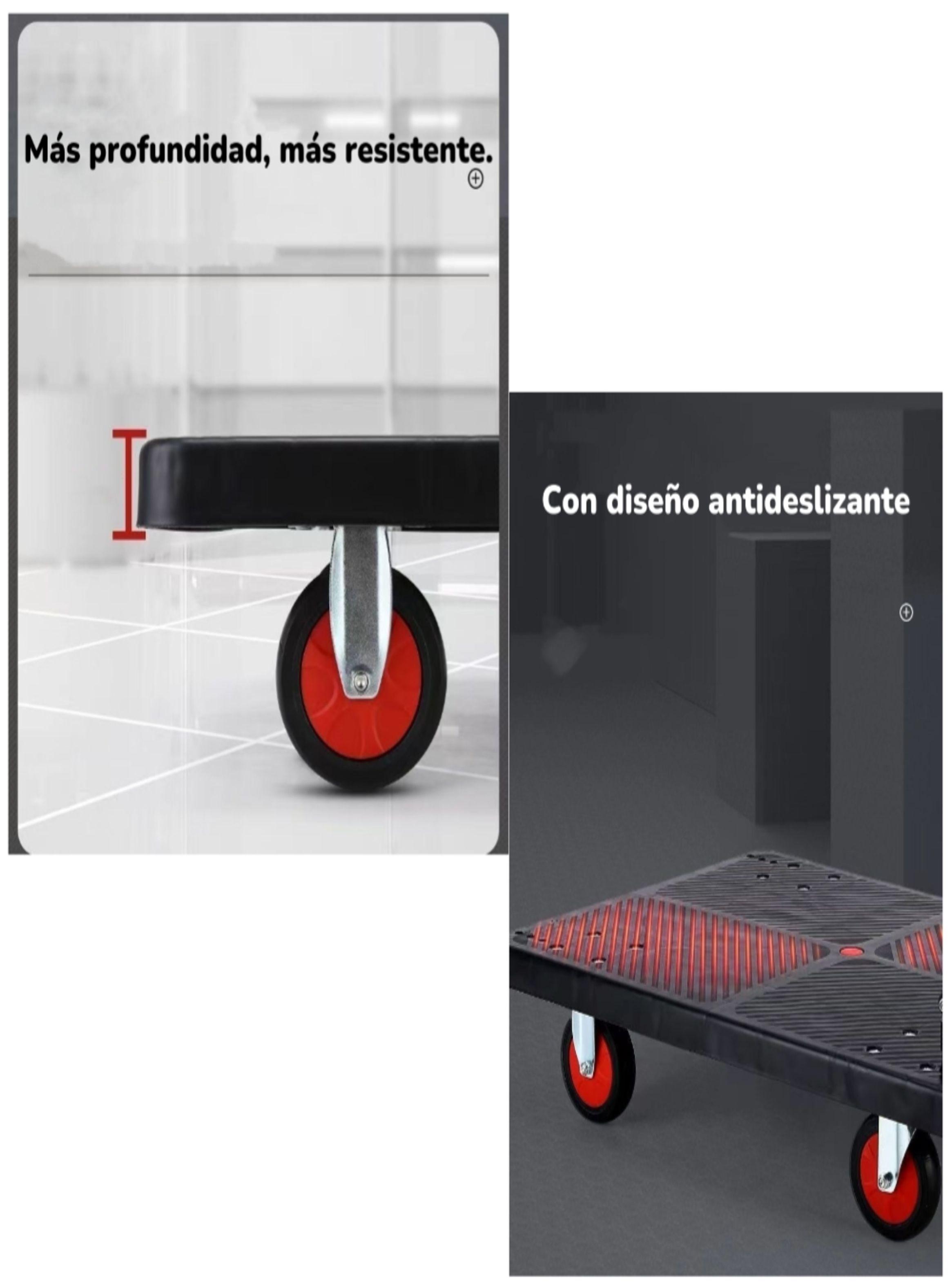 Carro De Carga Plegable Plataforma 500KG 90x60cm LuBabycas-5