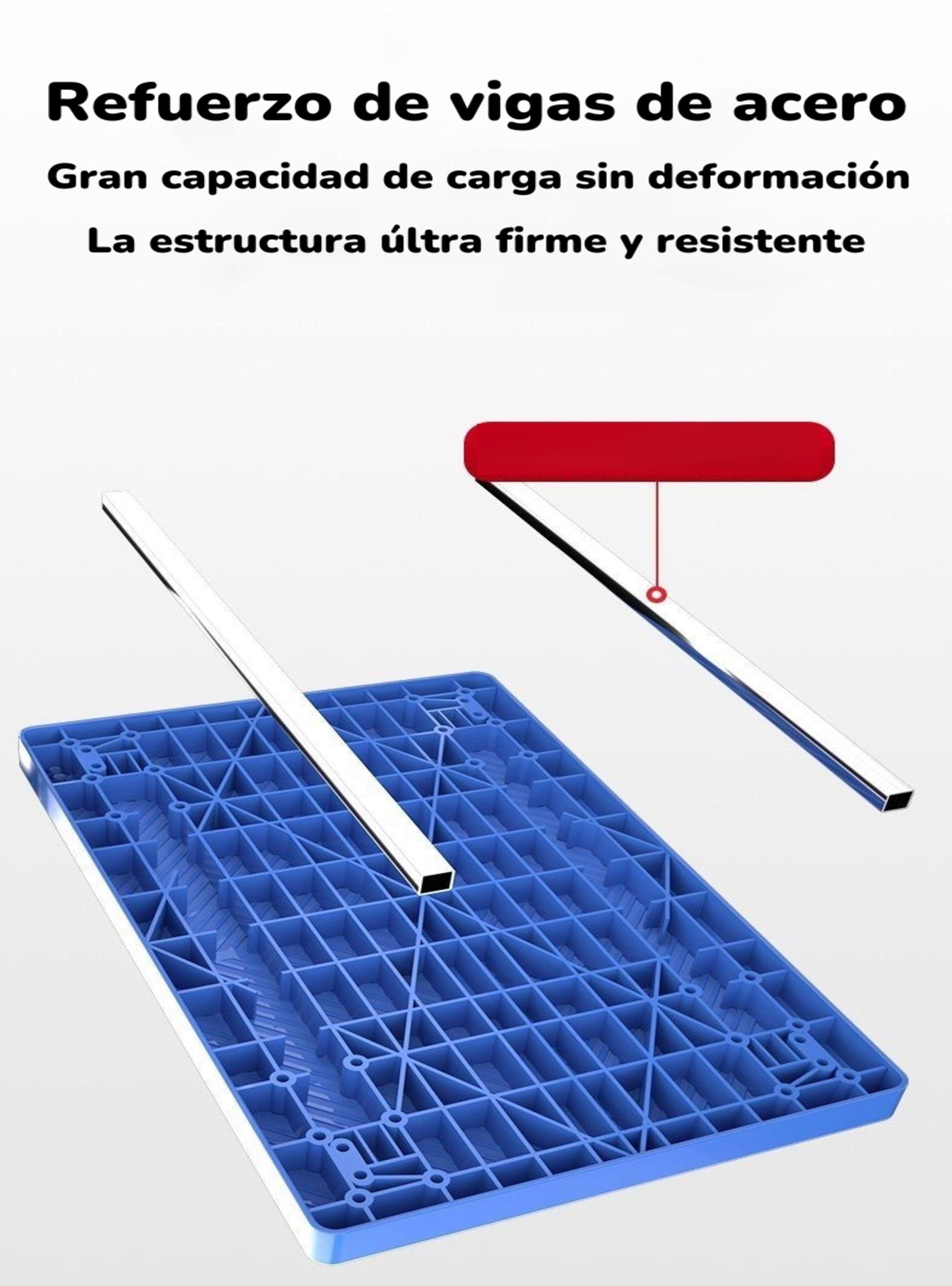 Carro De Carga Plegable Plataforma 500KG 90x60cm LuBabycas-6