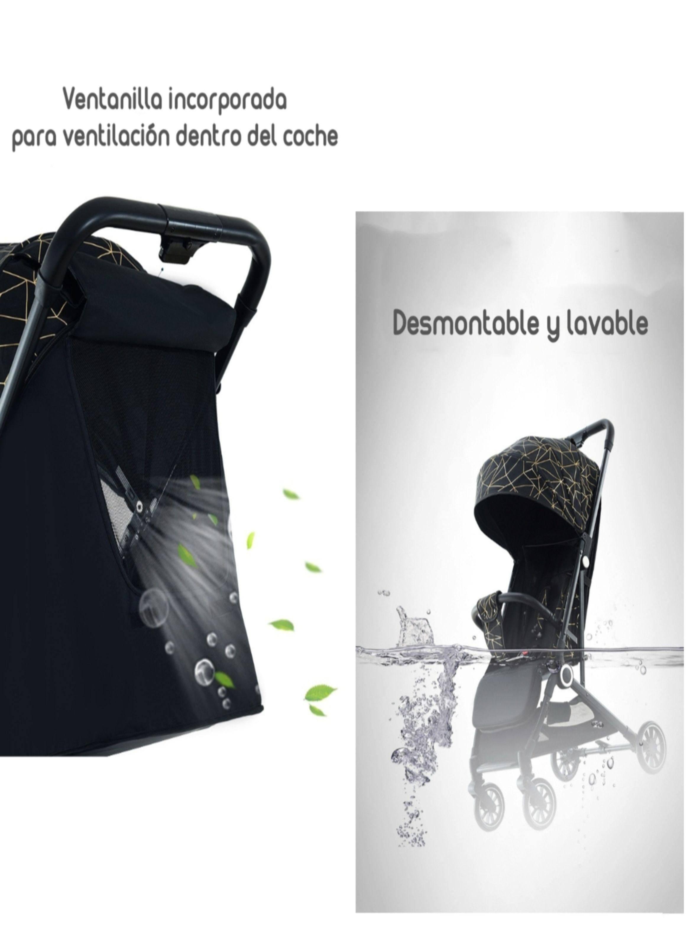 Coche De Paseo Últra Compacto Lubabycas Rosado-6