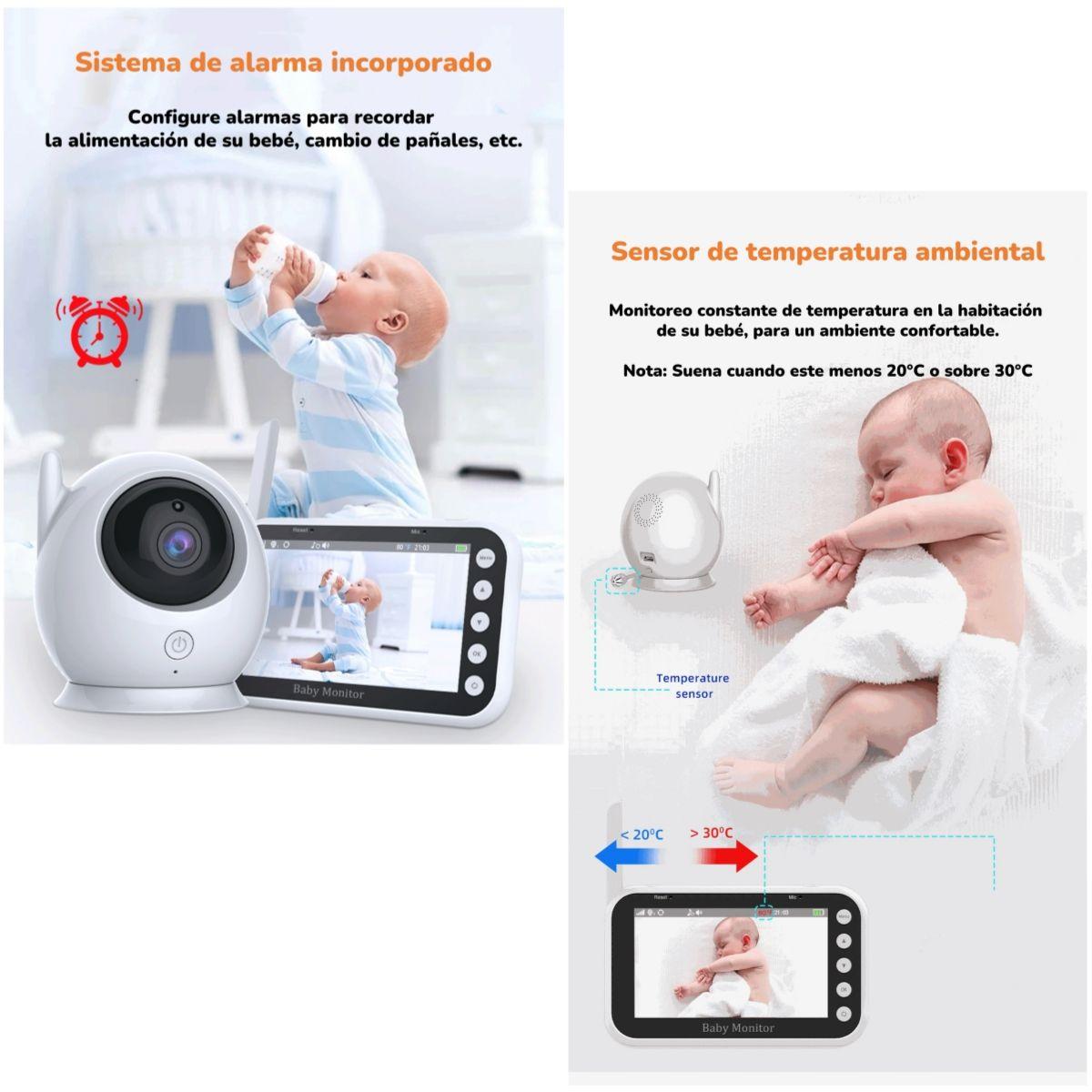 Cámara Monitor Inteligente 720P Pantalla 4,3″ LuBabycas-4