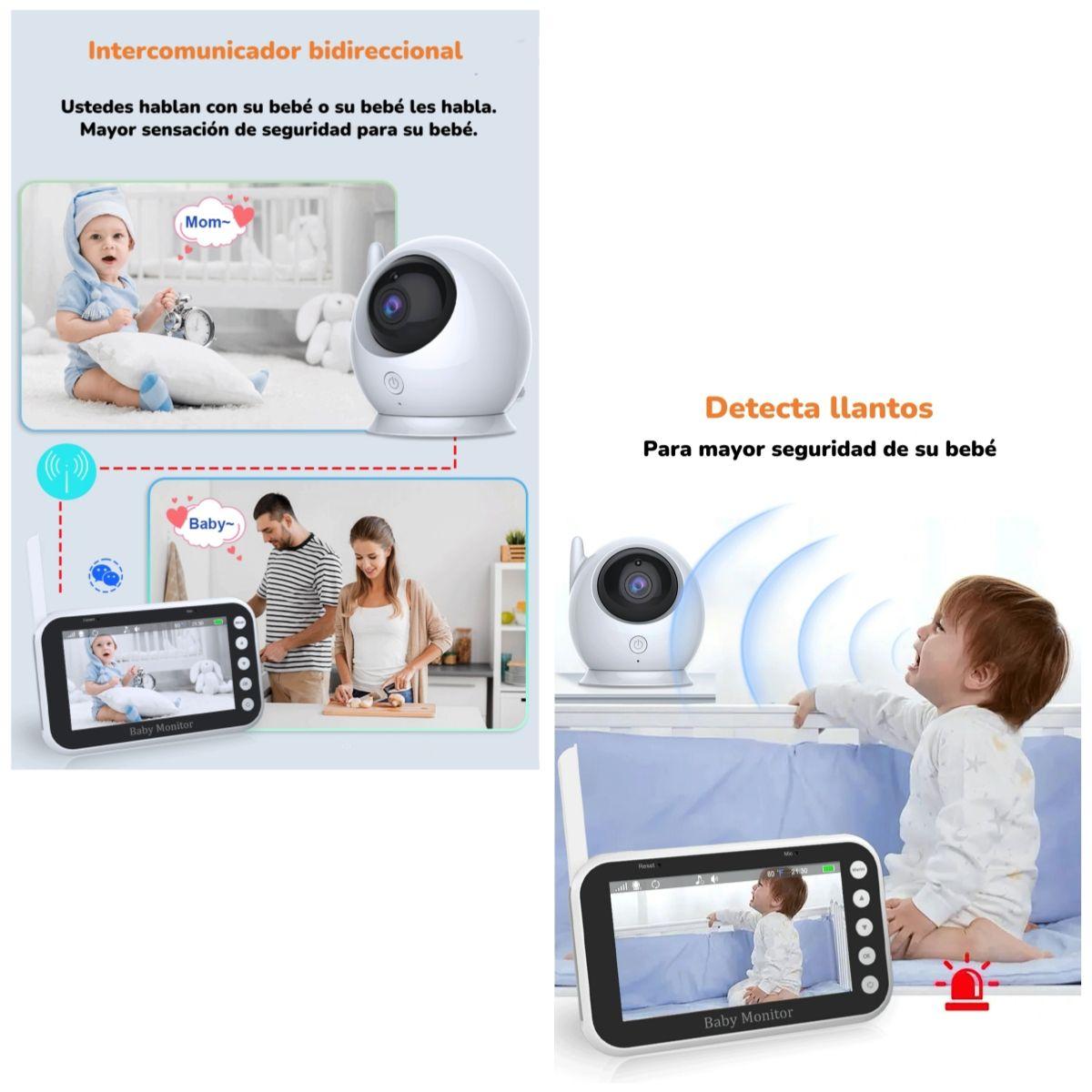 Cámara Monitor Inteligente 720P Pantalla 4,3″ LuBabycas-5