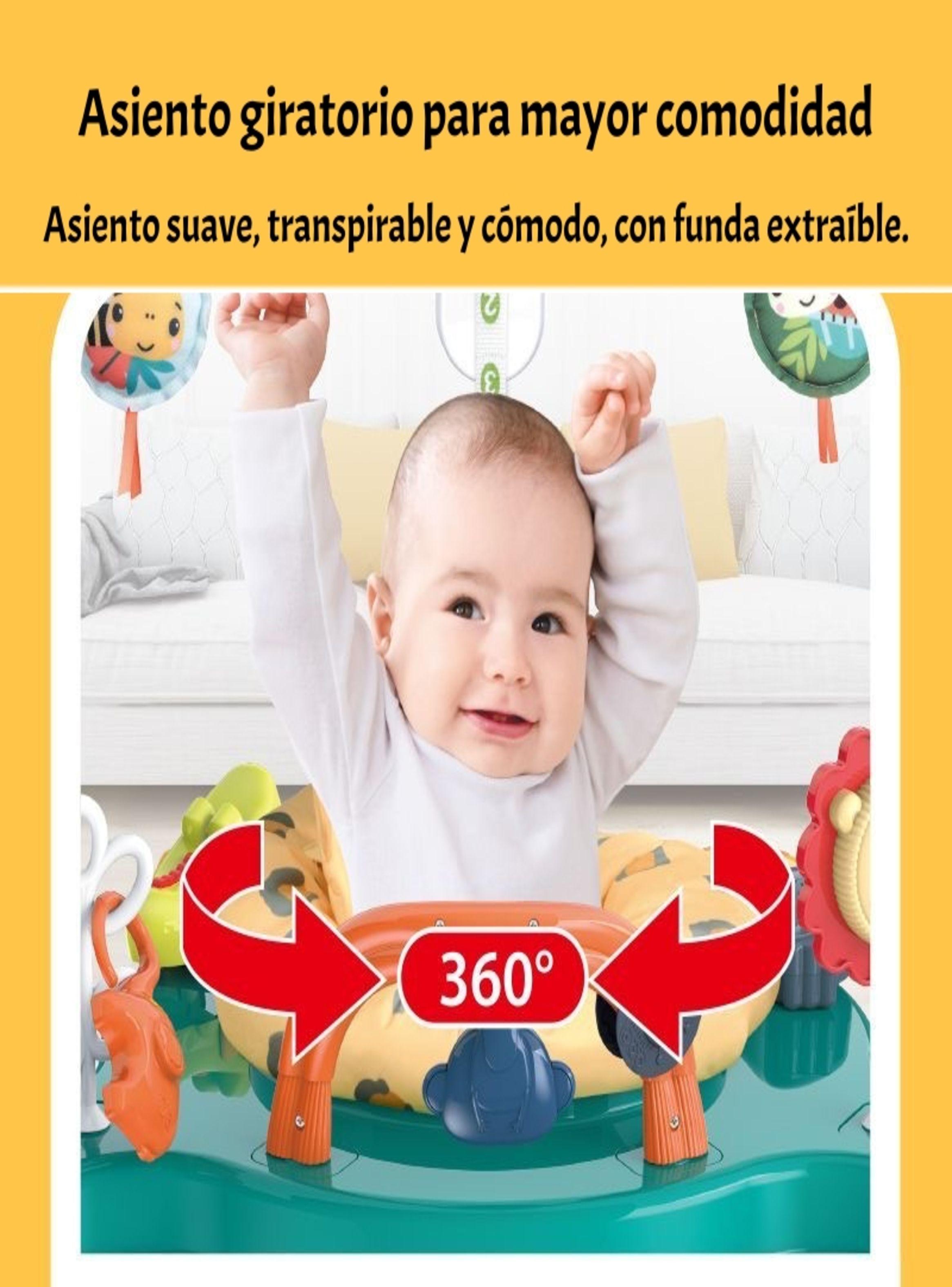 Saltarín Centro De Actividad Musical Smile Rosado LuBabycas-7
