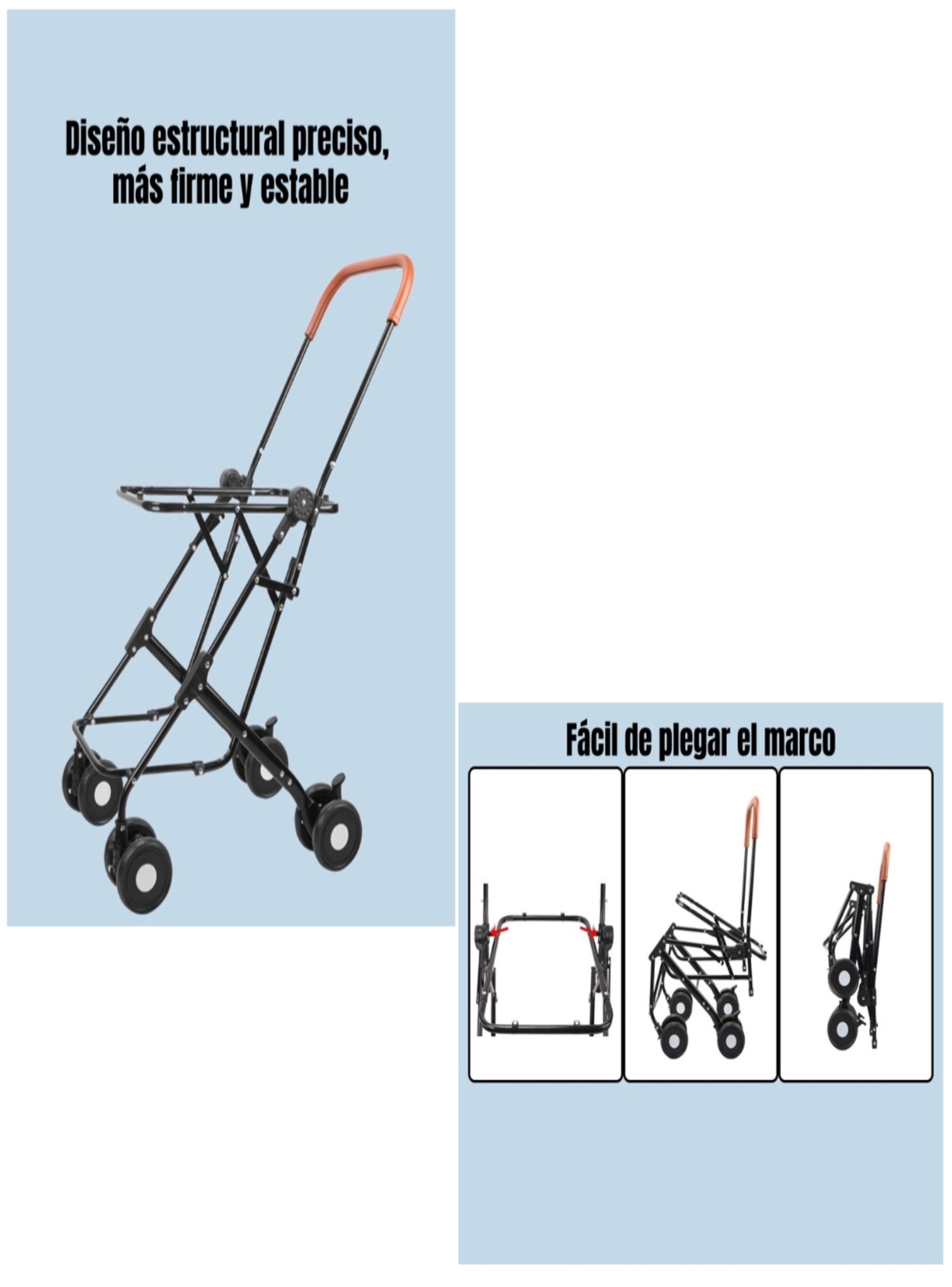 Cochecito Doble Para Mascotas Acura Negro By LuBabycas-5