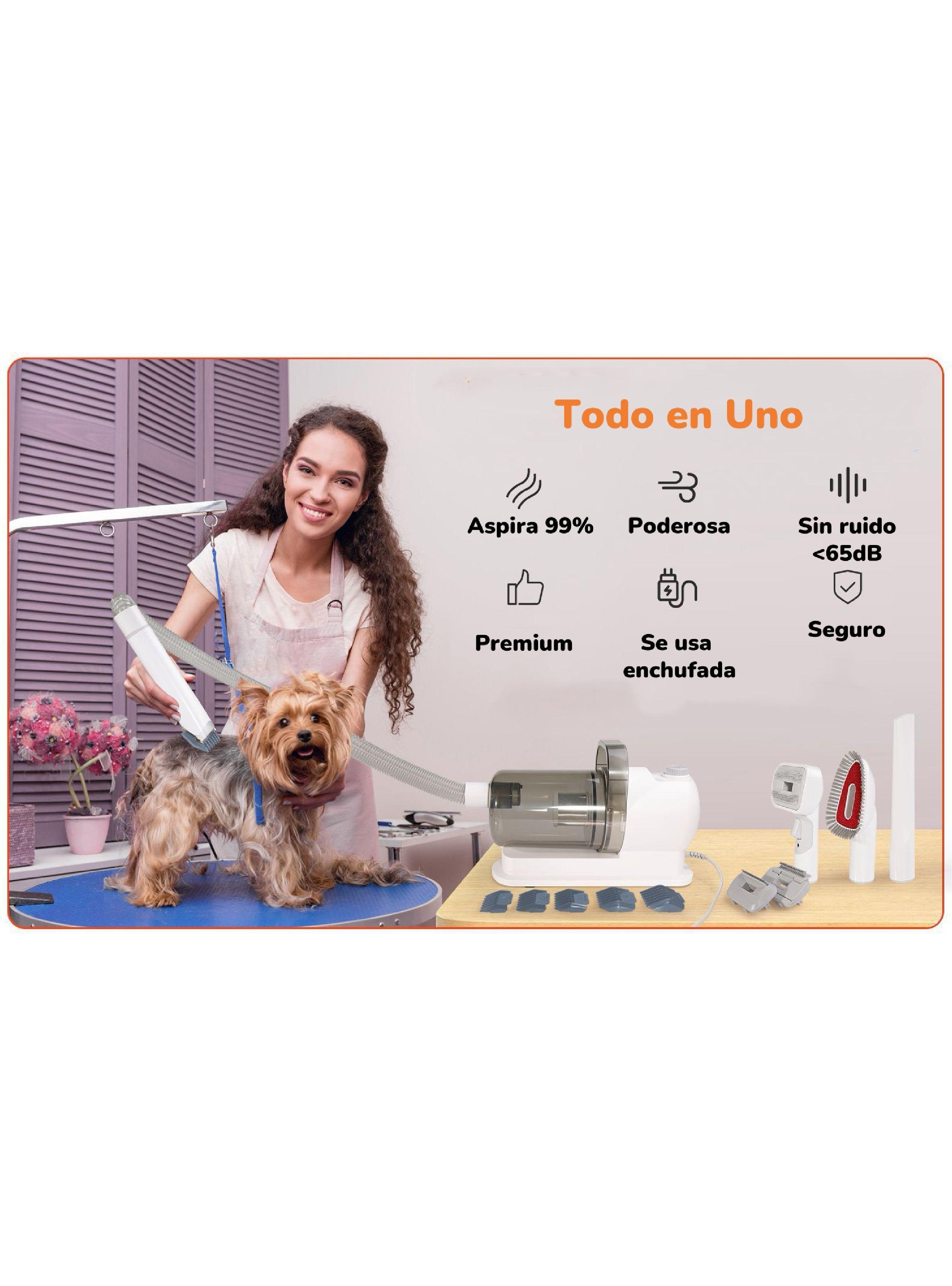 Kit Aseo Aspiradora Cortapelos Profesional 2 En 1 Mascotas-2