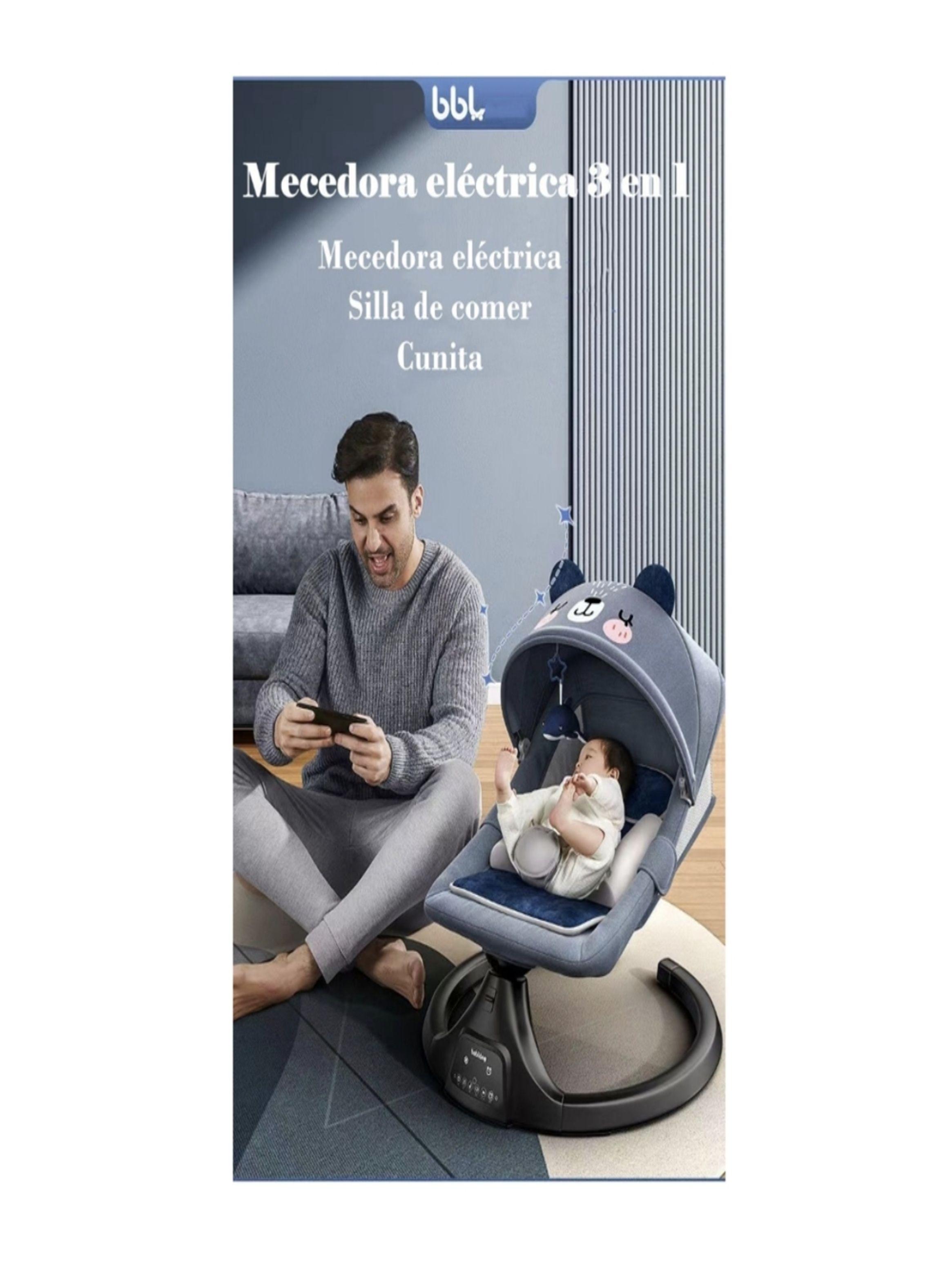 Mecedora Eléctrica Reclinable Bluetooth Lubabycas Osito-2