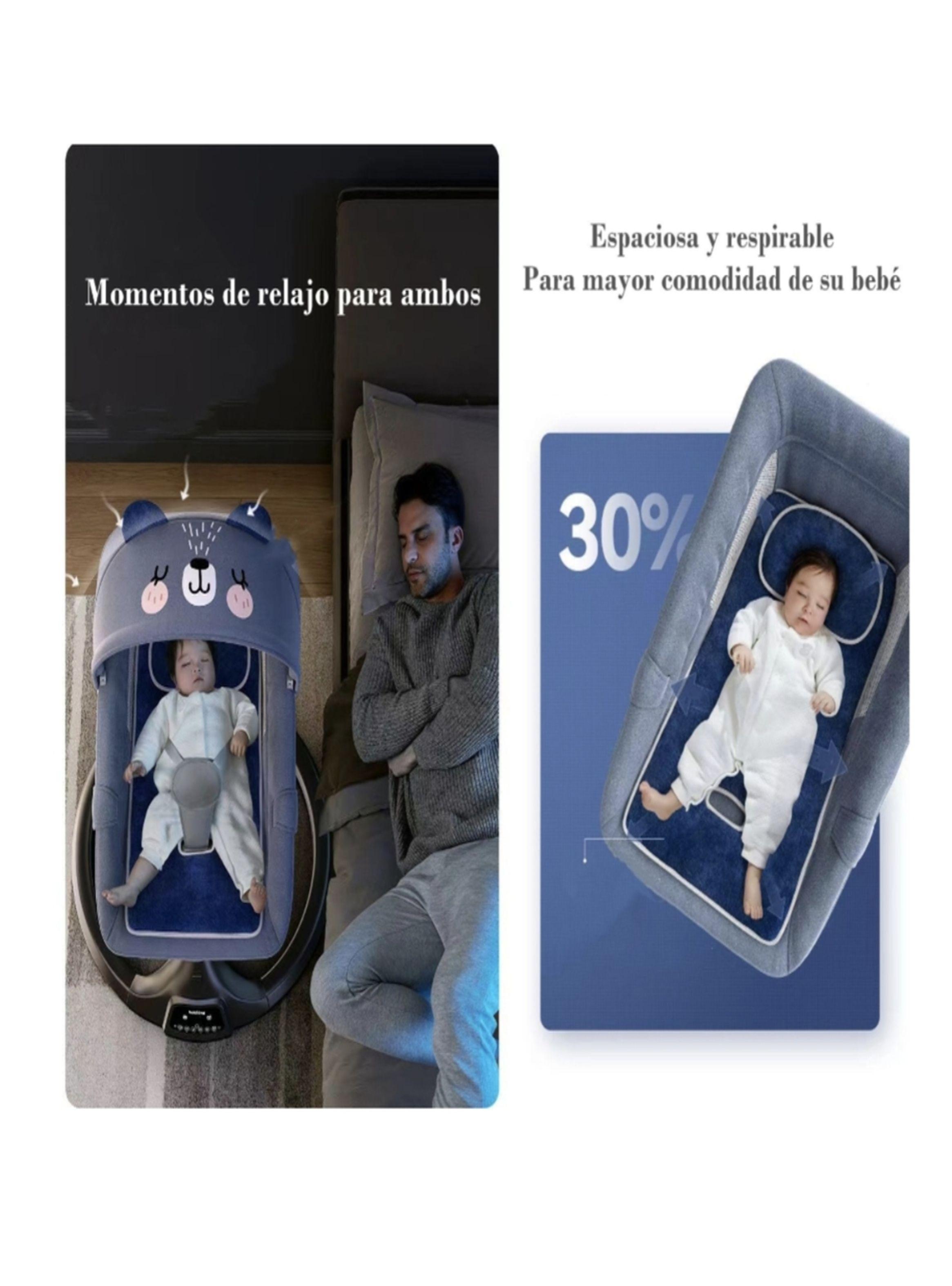 Mecedora Eléctrica Reclinable Bluetooth Lubabycas Osito-3