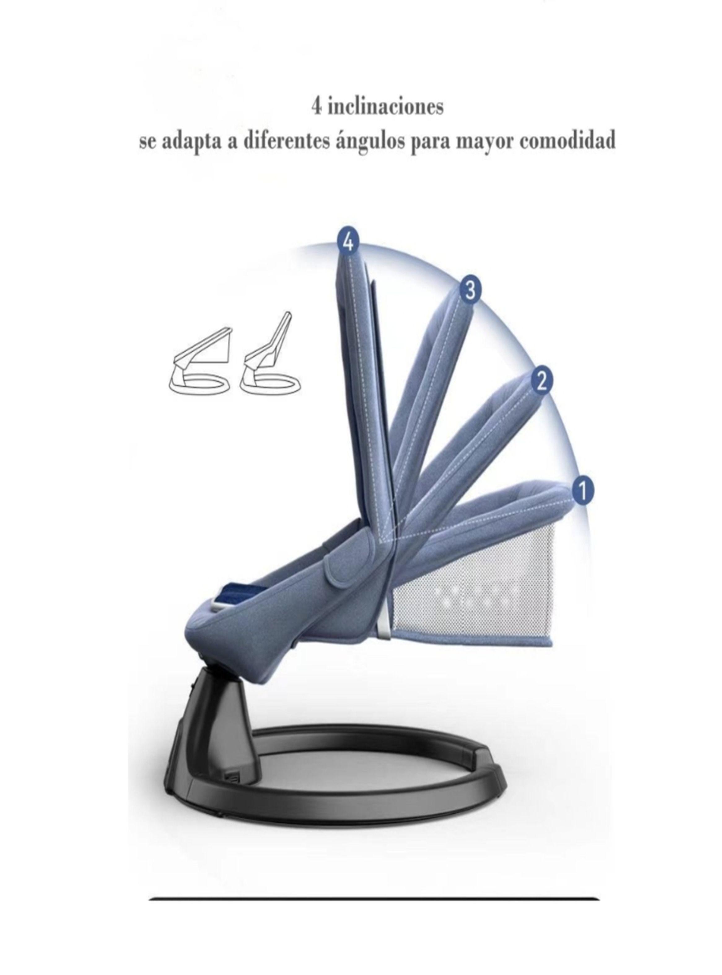 Mecedora Eléctrica Reclinable Bluetooth Lubabycas Osito-5