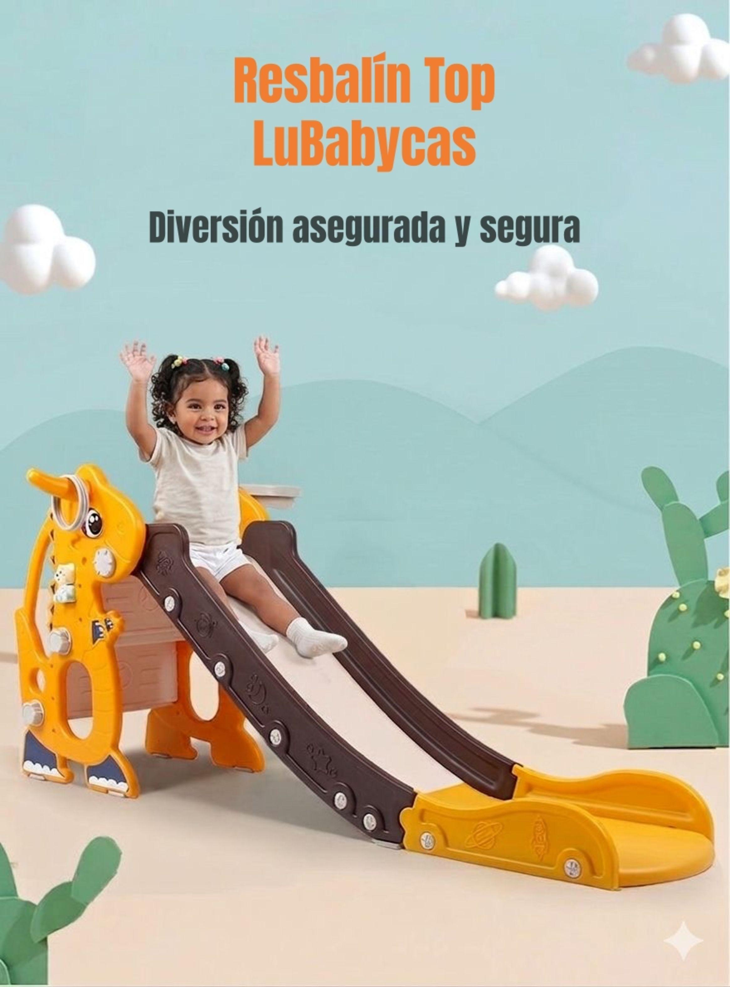 Resbalín Infantil LuBabycas Plegable Top Amarillo 1-6 Años-2