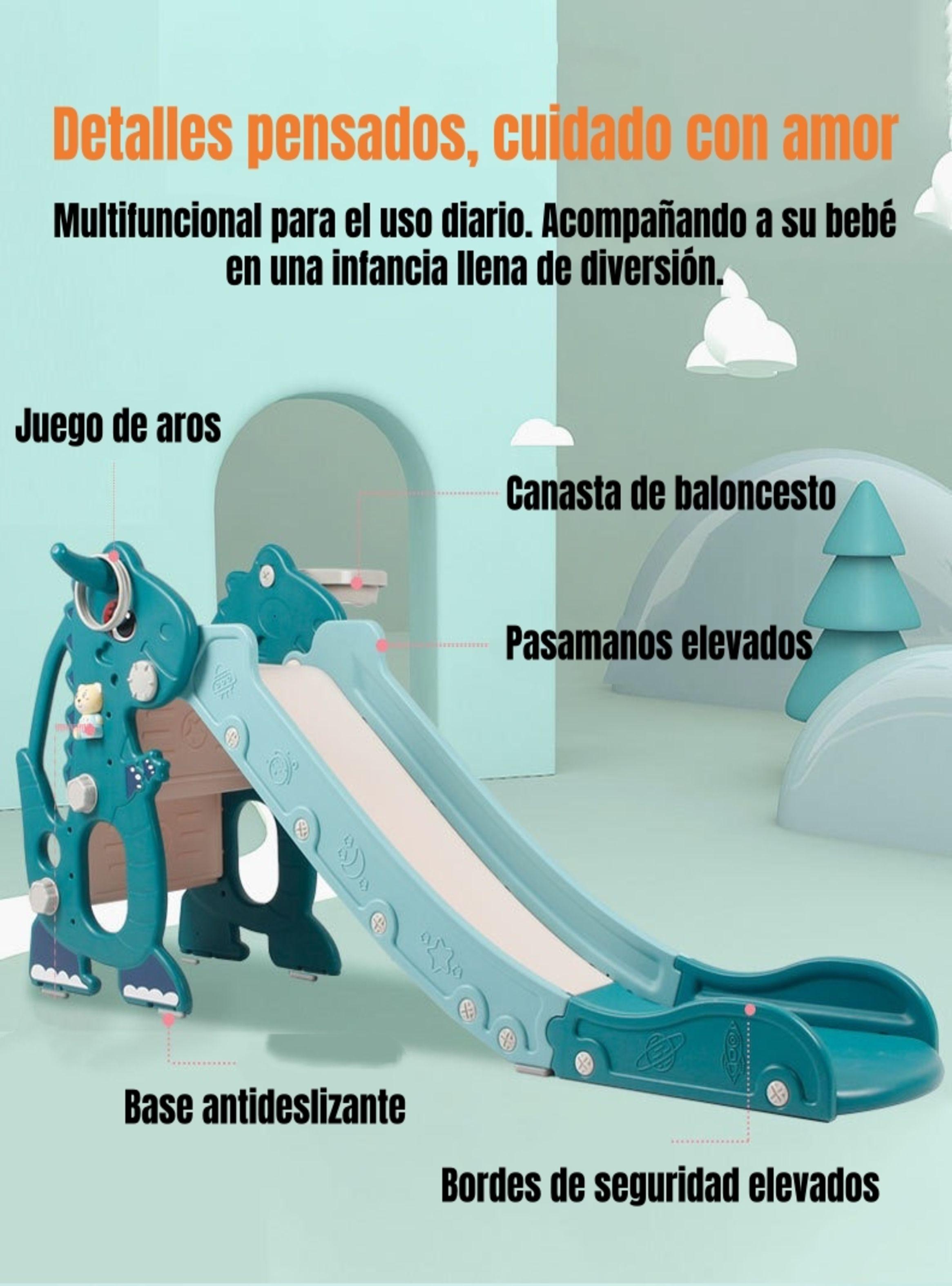 Resbalín Infantil LuBabycas Plegable Top Amarillo 1-6 Años-4