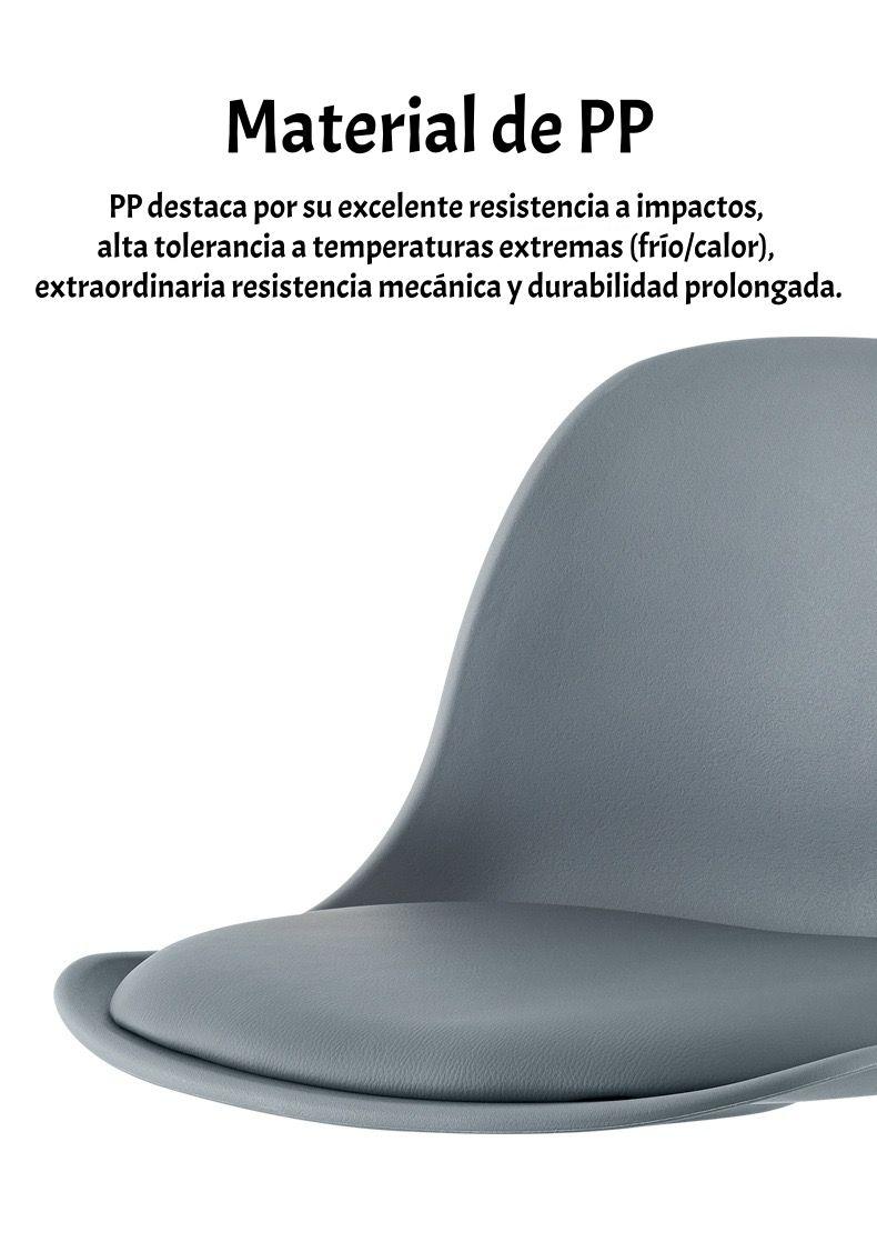 Pack 2 Sillas Piso Bar Negras Altura Regulable Con Respaldo-2