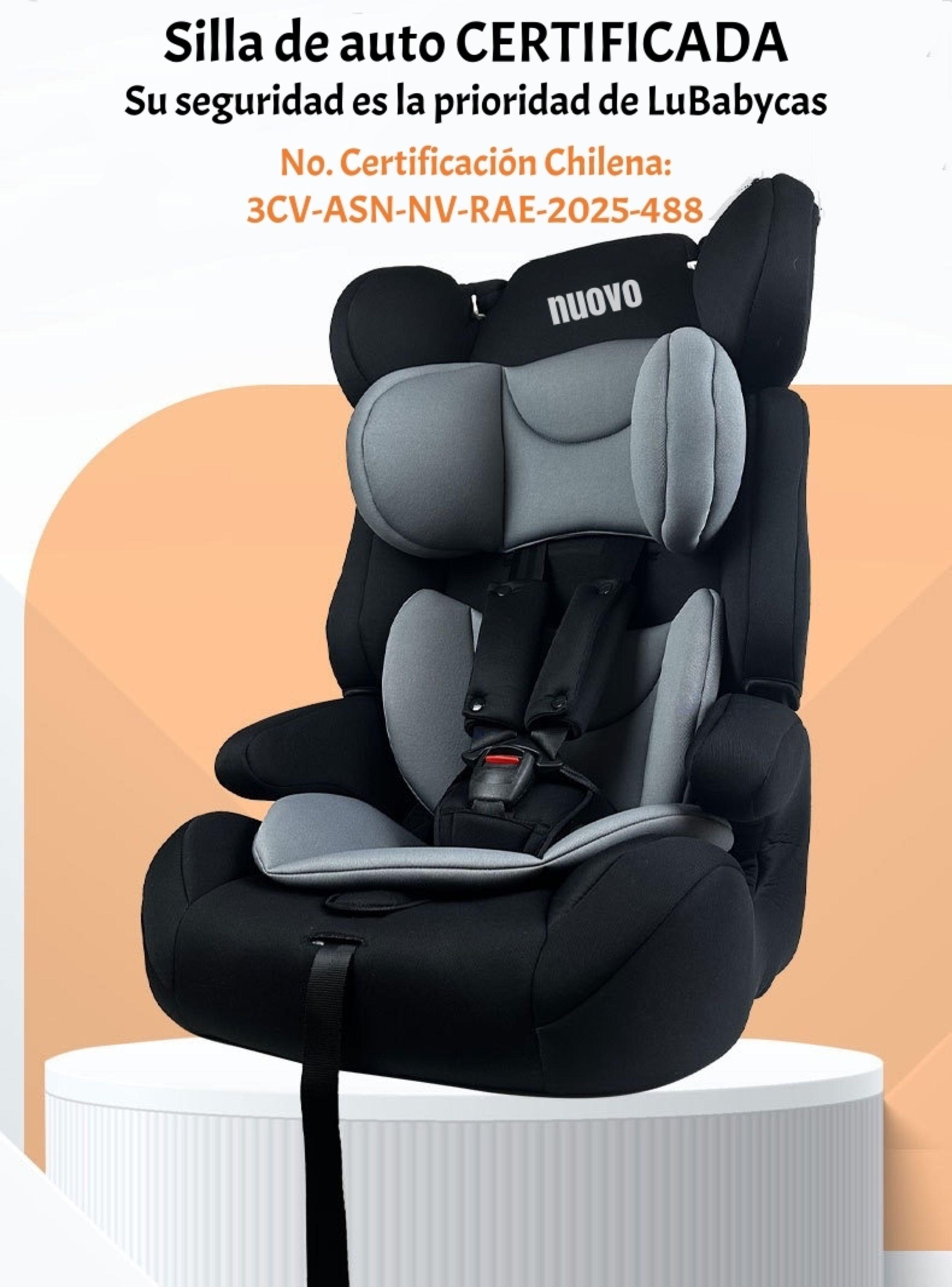 Silla De Auto Butaca 9-36KG 12 Años Rosada RA-E LuBabycas-2