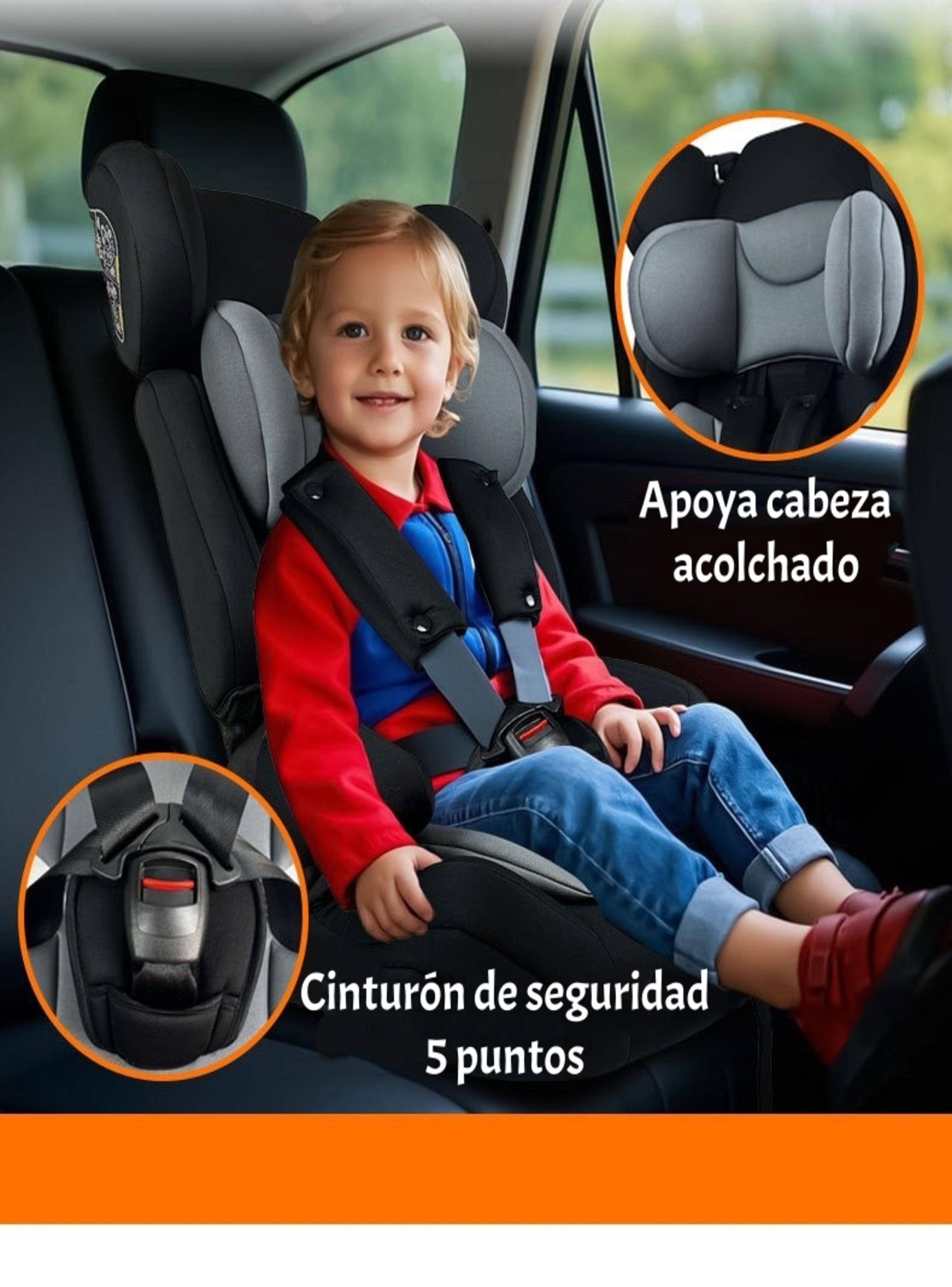 Silla De Auto Butaca 9-36KG 12 Años Rosada RA-E LuBabycas-4