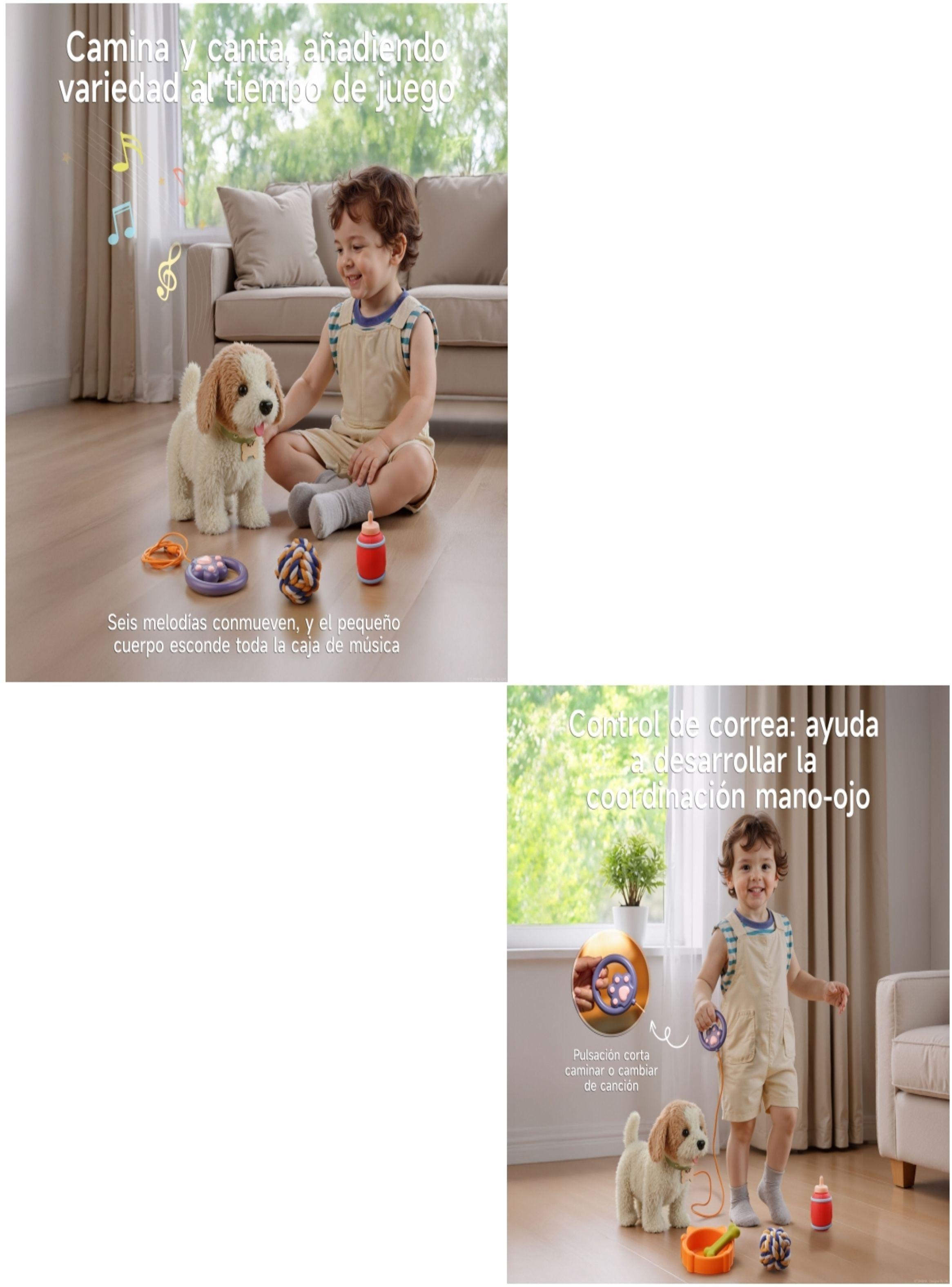 Perro de Peluche Juego De Juguetes Musical TM381 LuBabycas-4