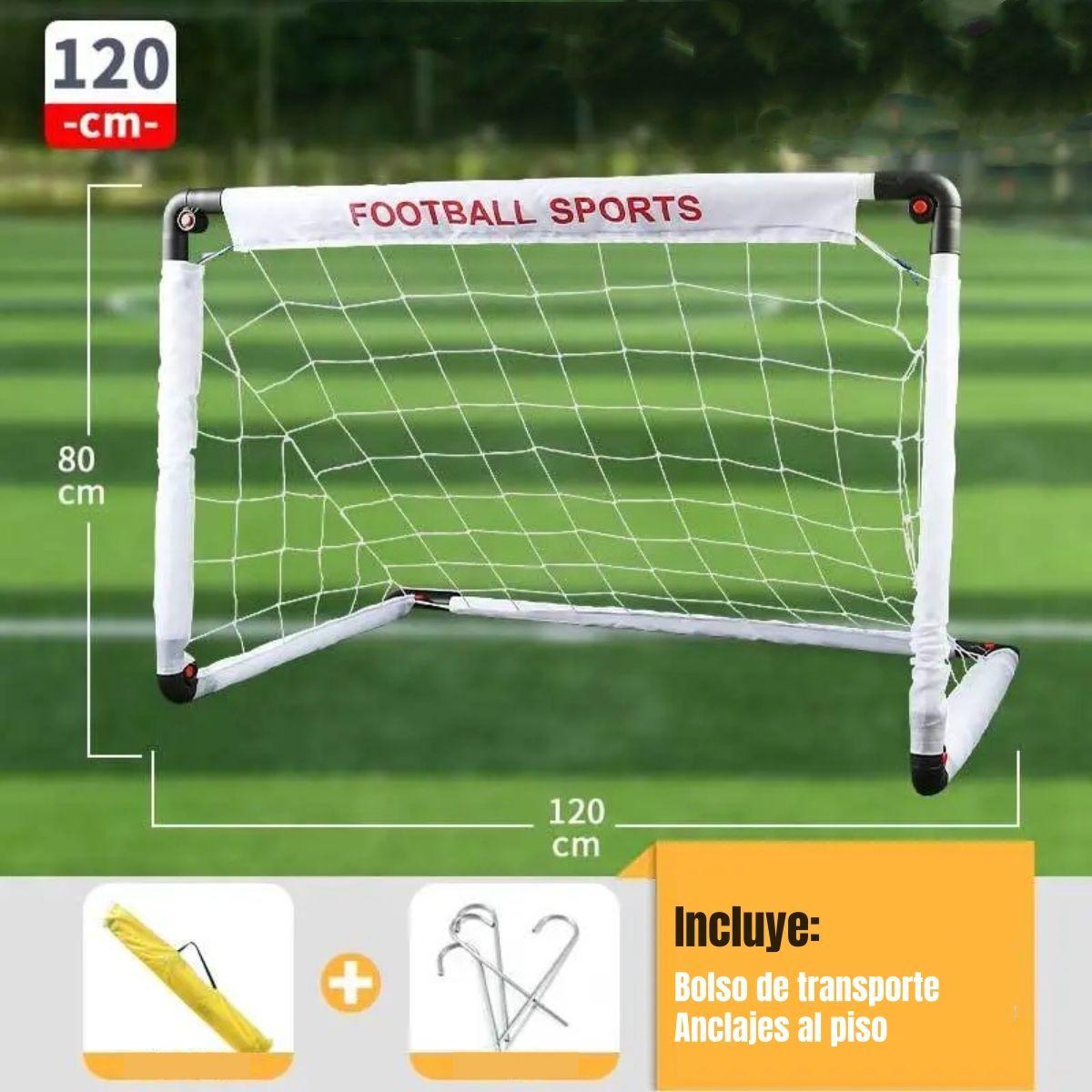 Arco de Fútbol 120x80cm Con Bolso de Transporte LuBabycas-2