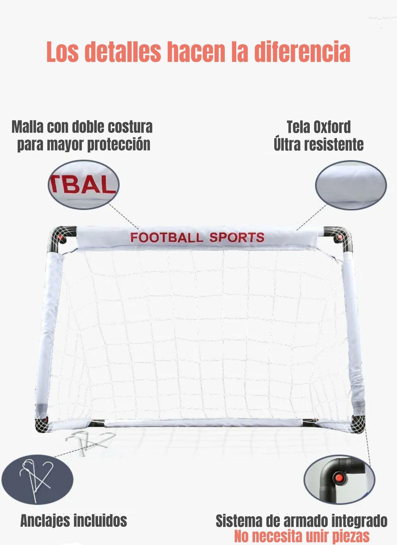 Arco de Fútbol 120x80cm Con Bolso de Transporte LuBabycas-4