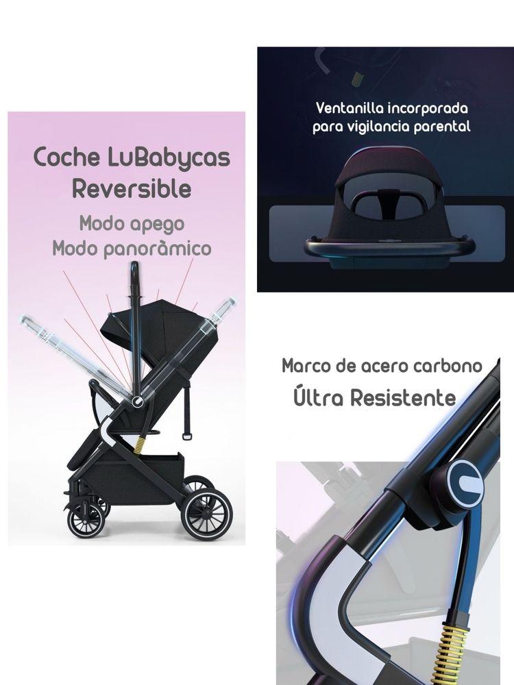 Coche De Paseo Reversible Multiposiciones Lubabycas Minnie-3