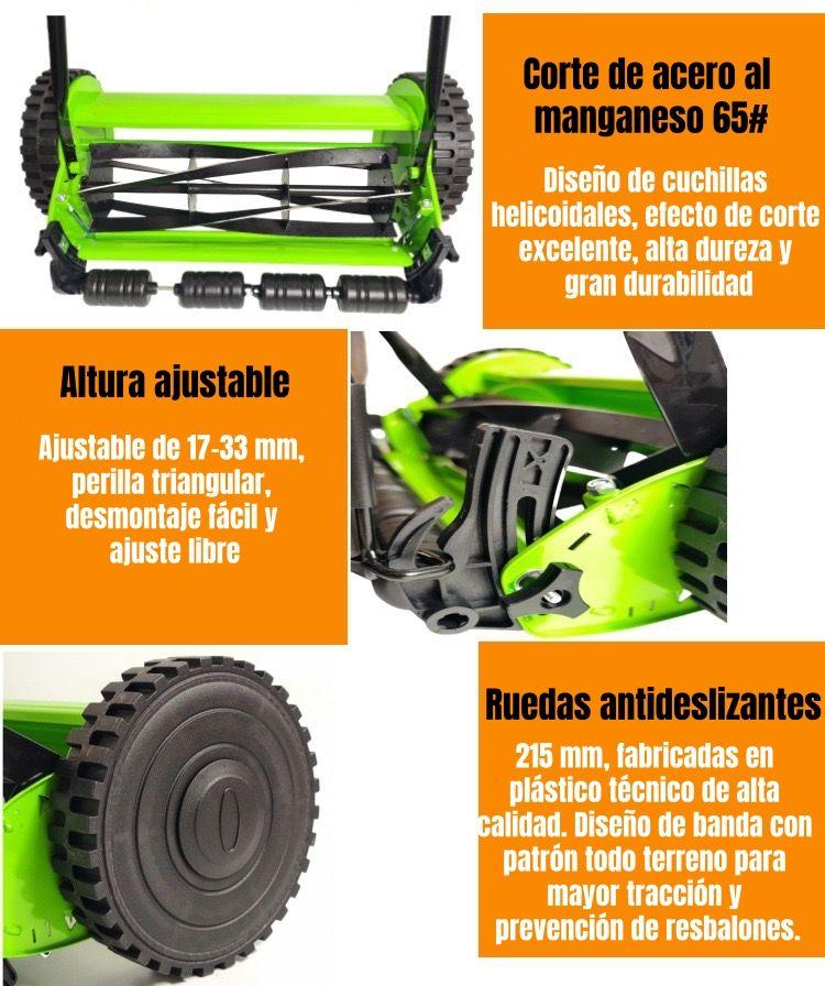 Cortadora De Pasto Manual 16" 40cm F02-2