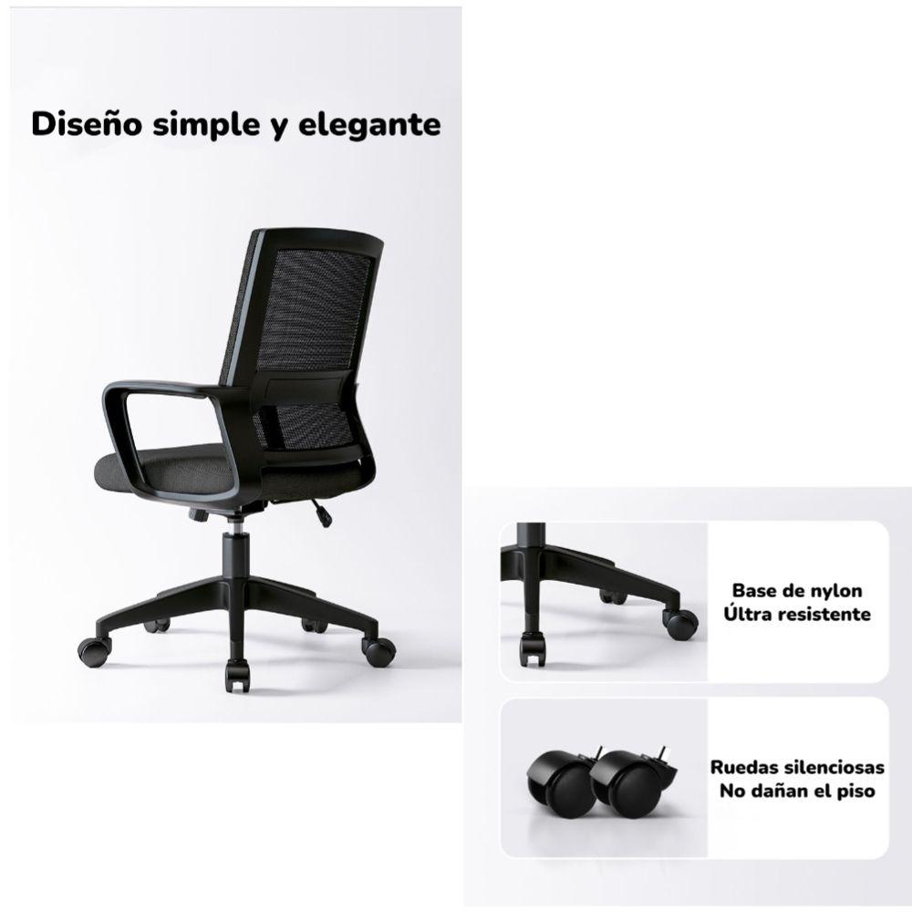 Silla De Escritorio Blanca Con Apoya Cabeza By LuBabycas-6