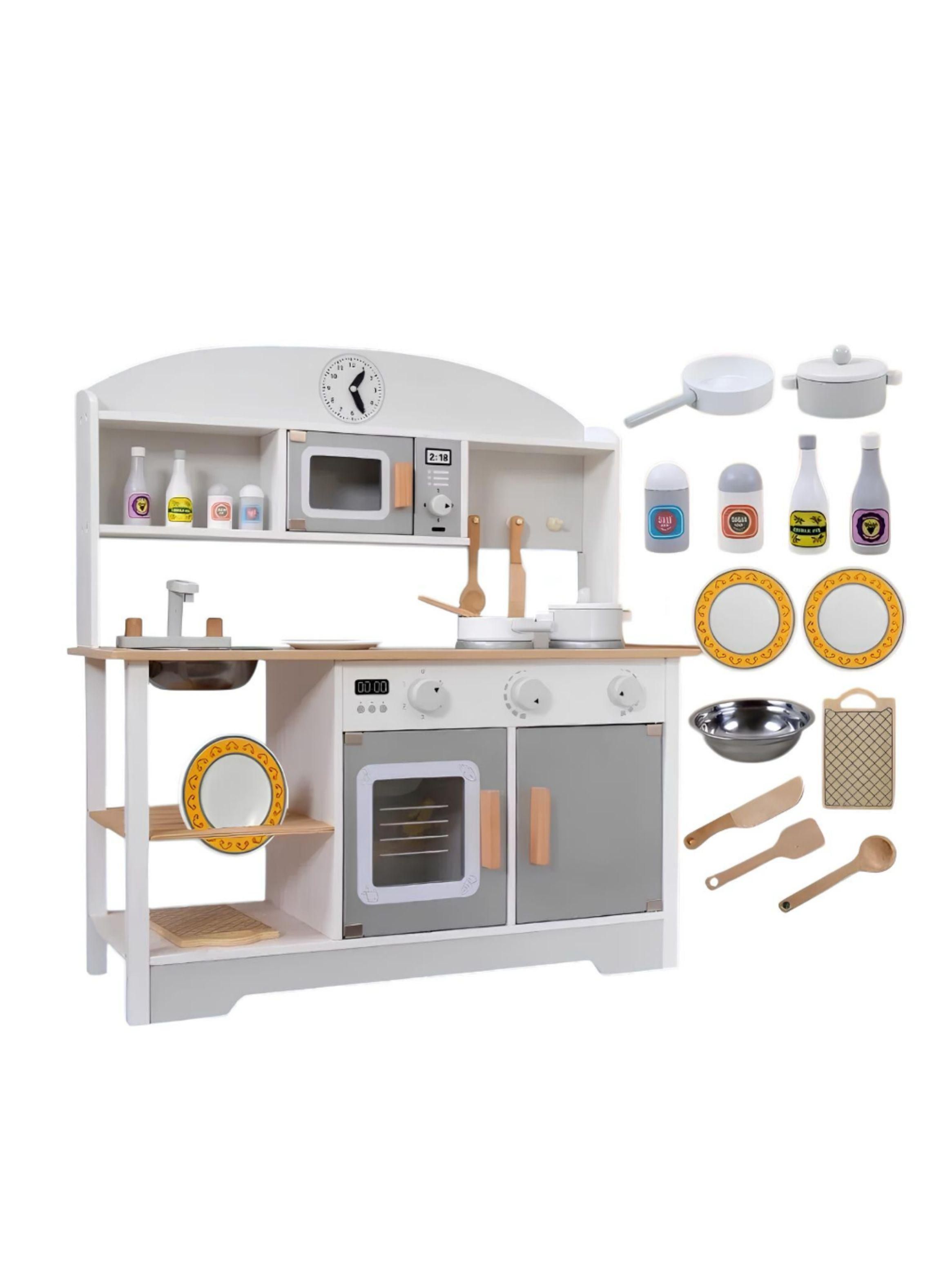 Cocina De Juguete Infantil Niños LuBabycas Accesorios Chef-1