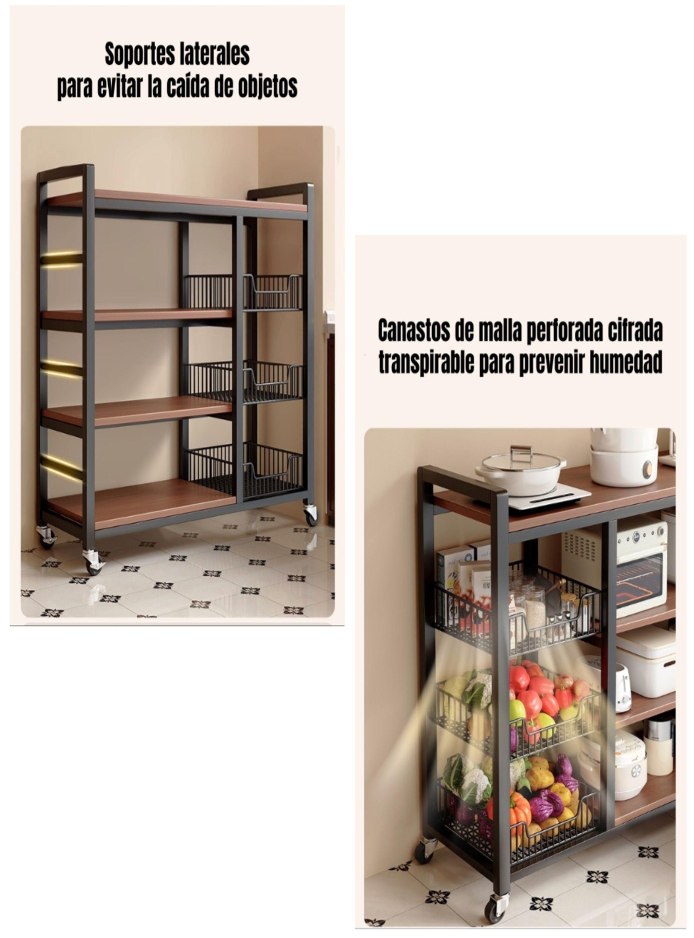 Estantes Organizador Repisa Cocina 4 Niveles 80cm-5