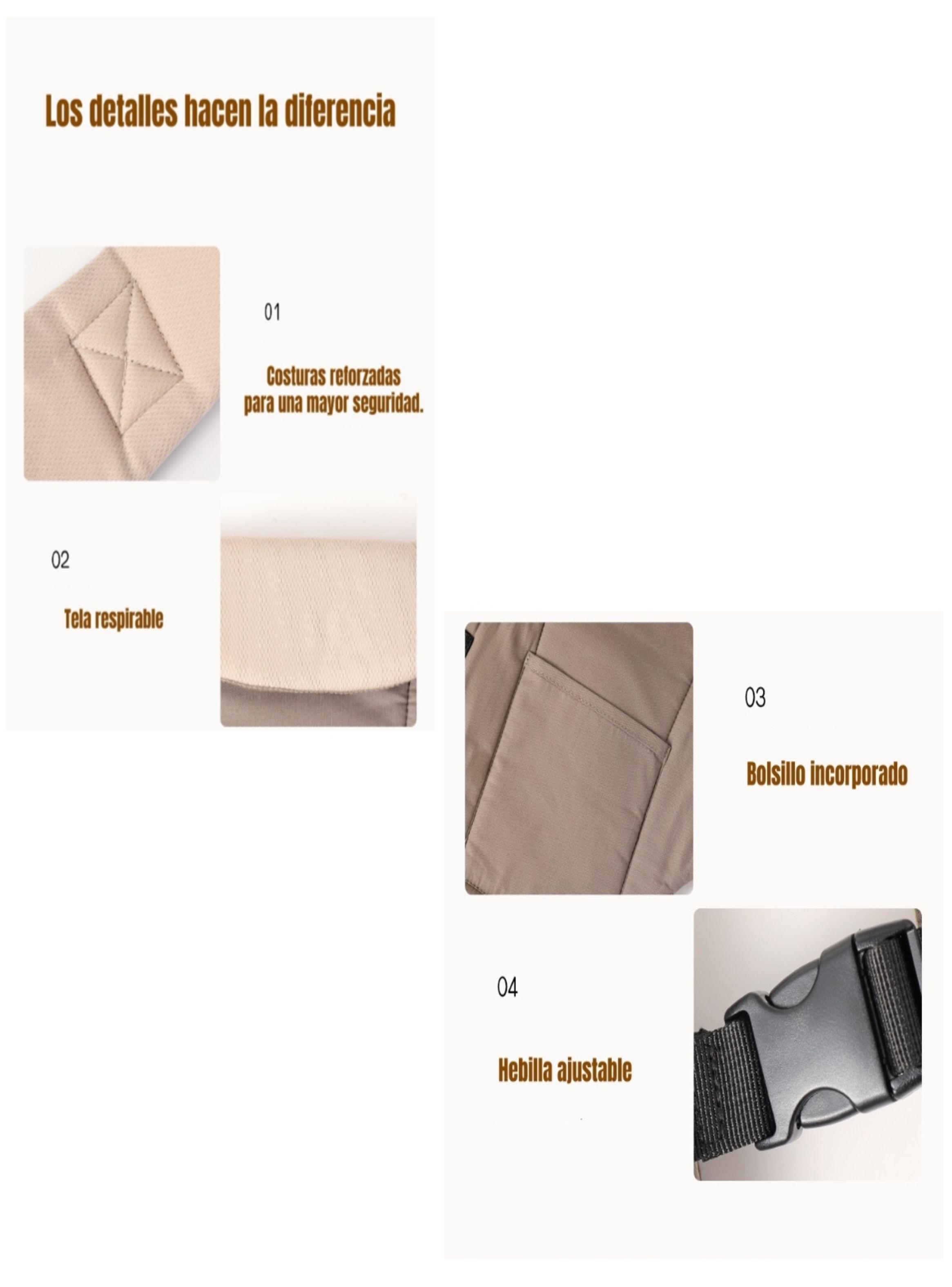 Portabebé Ergonómico Multifuncional Negro Rio By Lubabycas-7