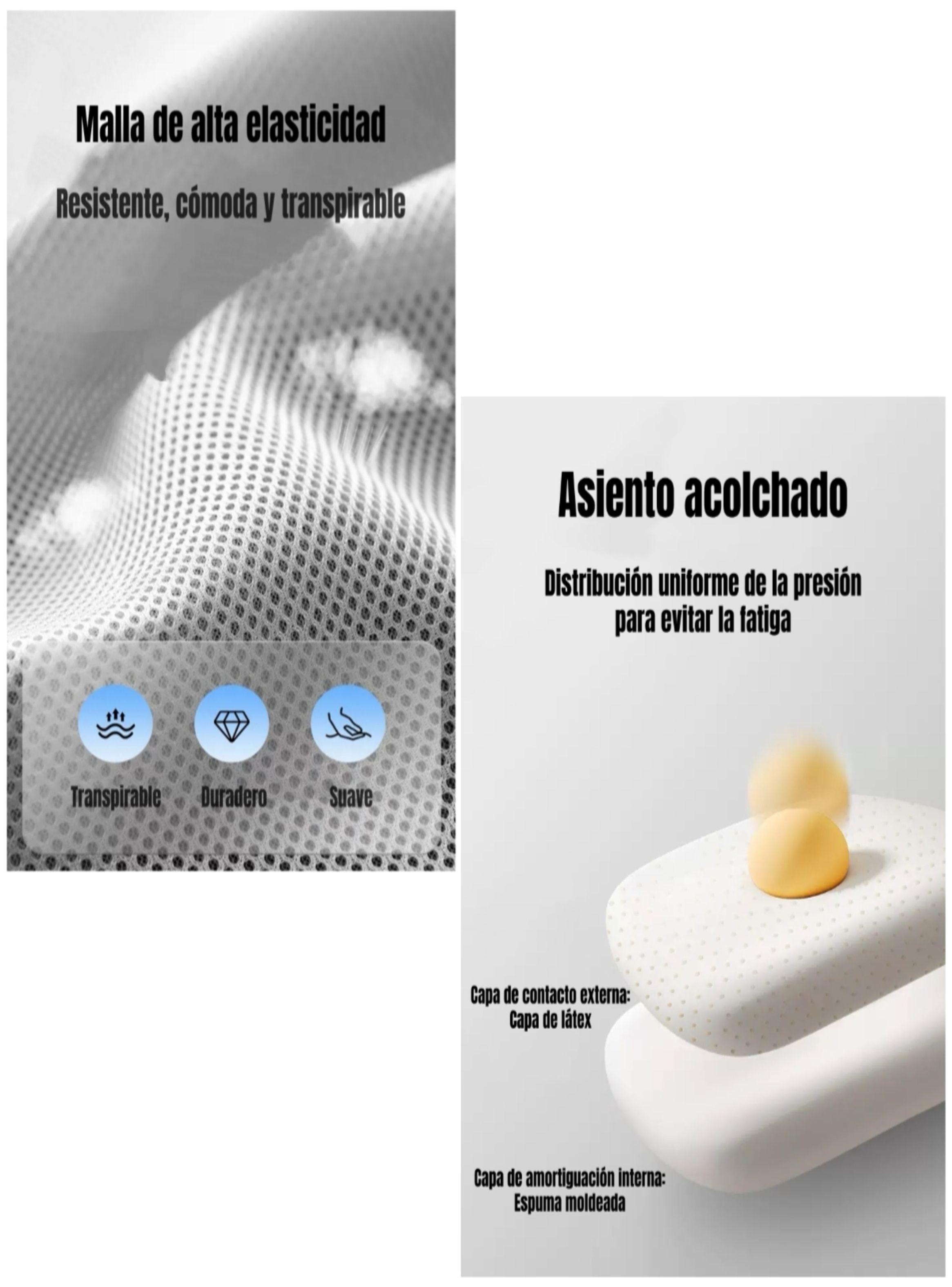 Silla De Escritorio Oficina Con Reposacabezas Polar Negra-5