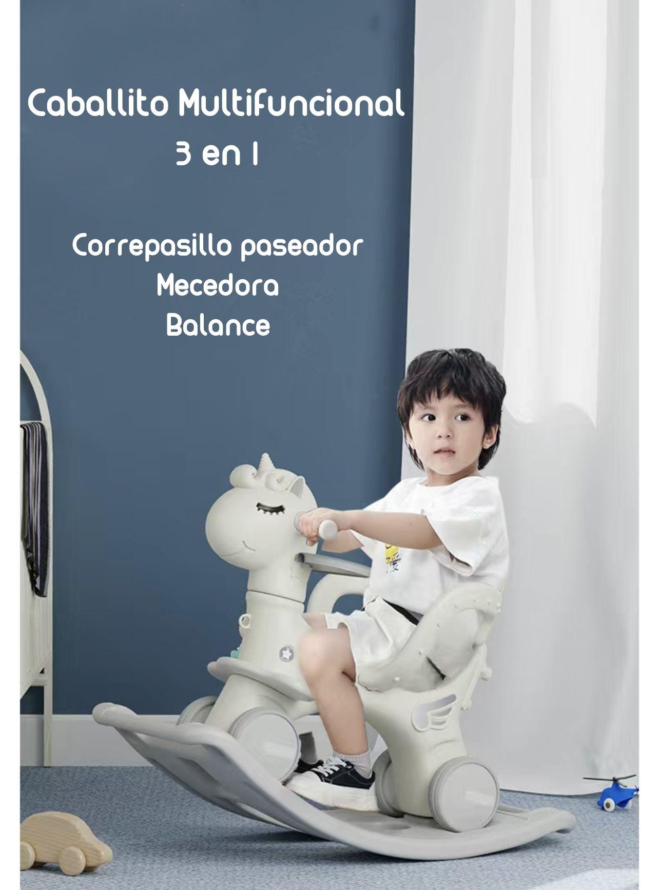 Correpasillo Andador Balance 3 En 1 Con Accesorios Blanco-2