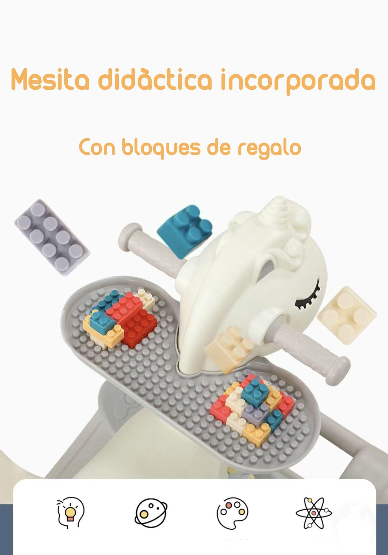 Correpasillo Andador Balance 3 En 1 Con Accesorios Blanco-3