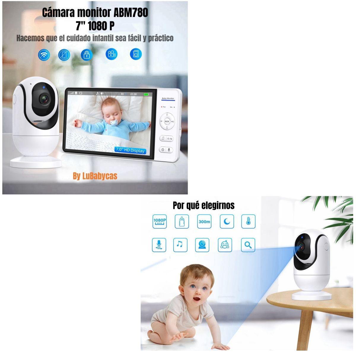 Cámara Monitor Inteligente Premium 7″1080P ABM780 LuBabycas-1