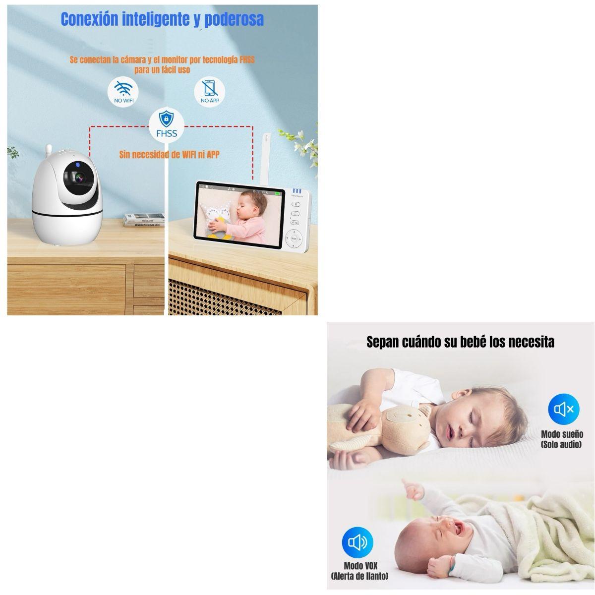 Cámara Monitor Inteligente Premium 7″1080P ABM780 LuBabycas-2