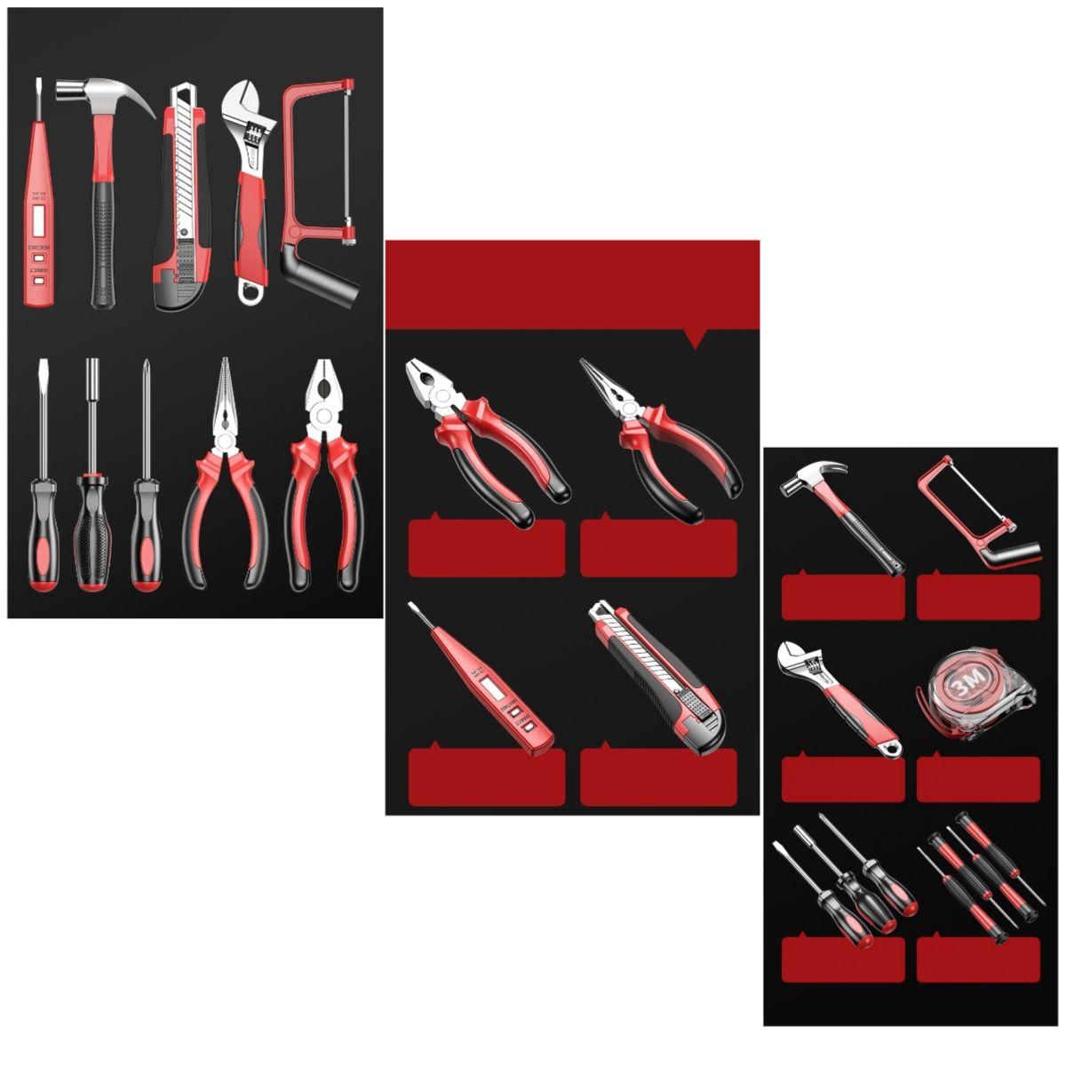 Kit Taladro Inalámbrico 2 Baterías 16,8V 118 Piezas B01-8