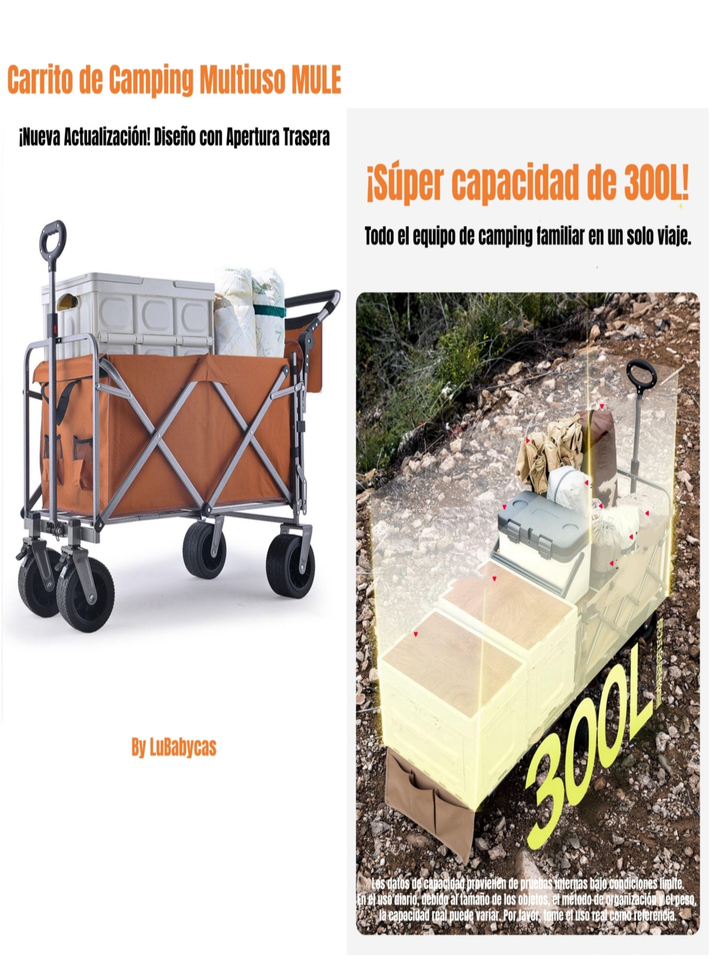 Carro Camping Expandible Con Mesa Multifuncional Mule-2