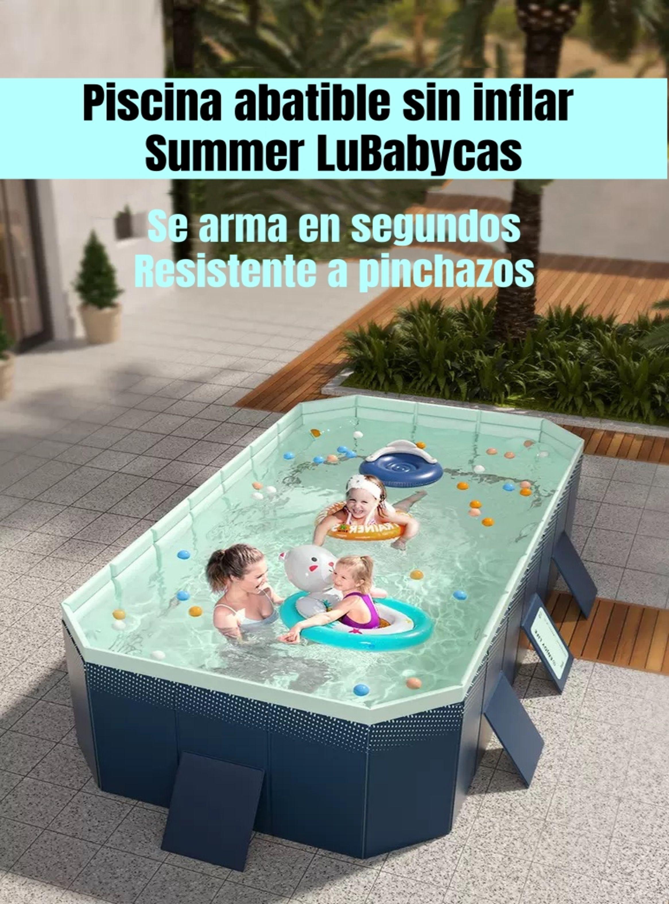 Piscina Plegable No Requiere Inflado 300cm Niños LuBabycas-2